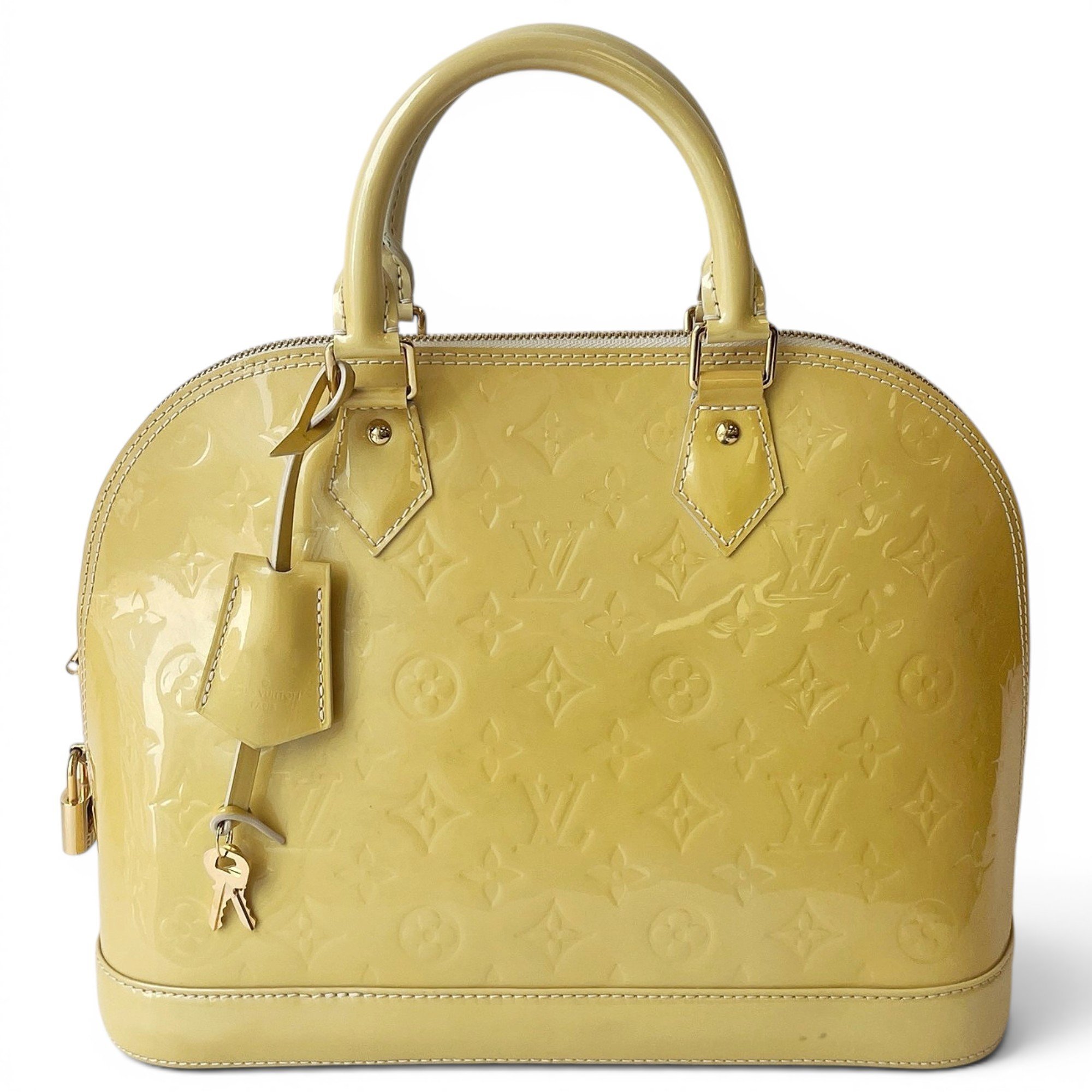 Alma leather handbag