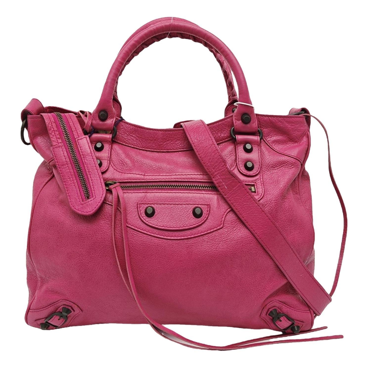 Leather handbag