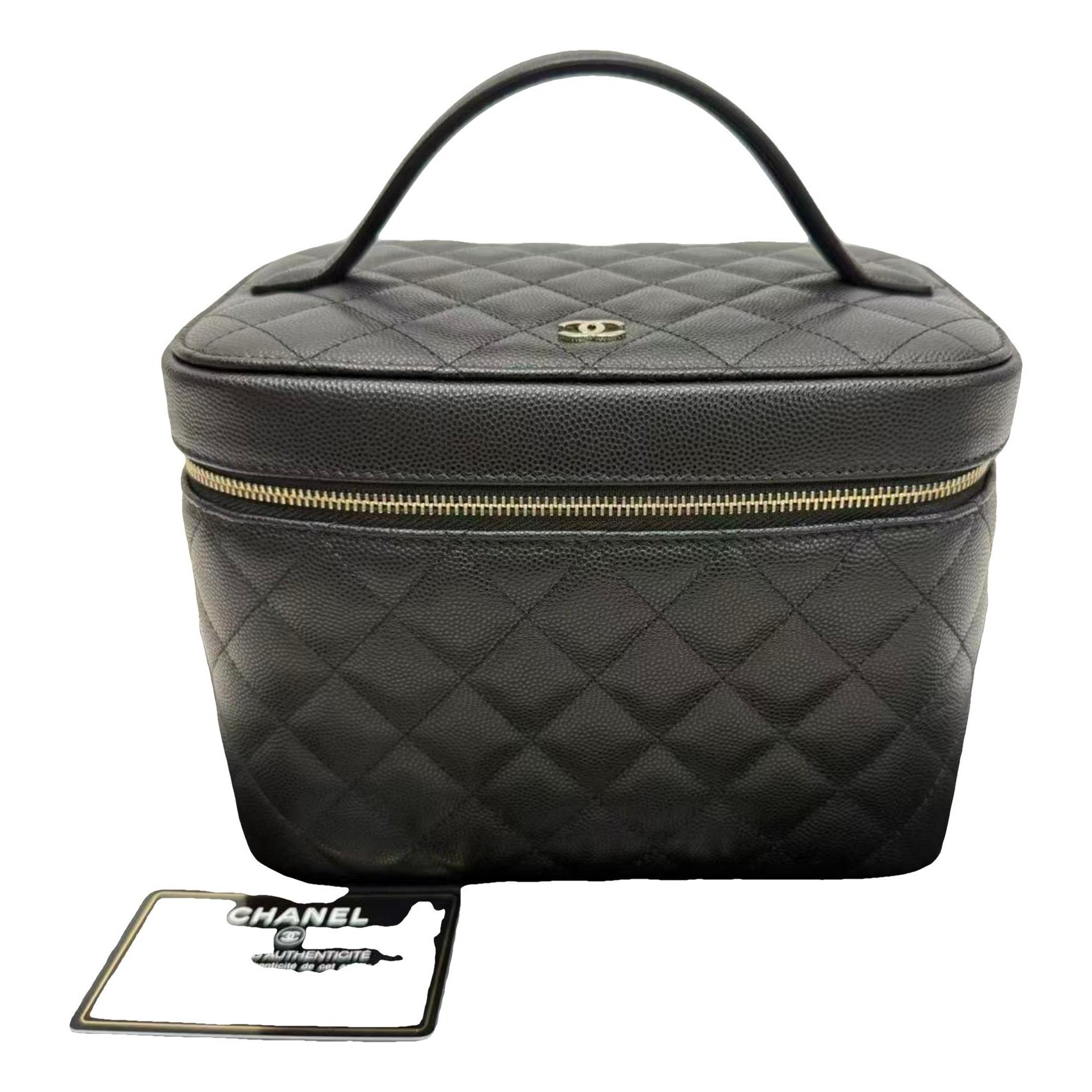 Trendy CC Vanity leather handbag