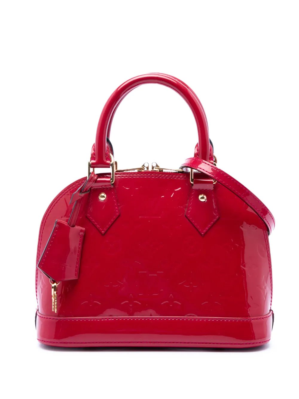 2015 Monogram Vernis Alma BB satchel
