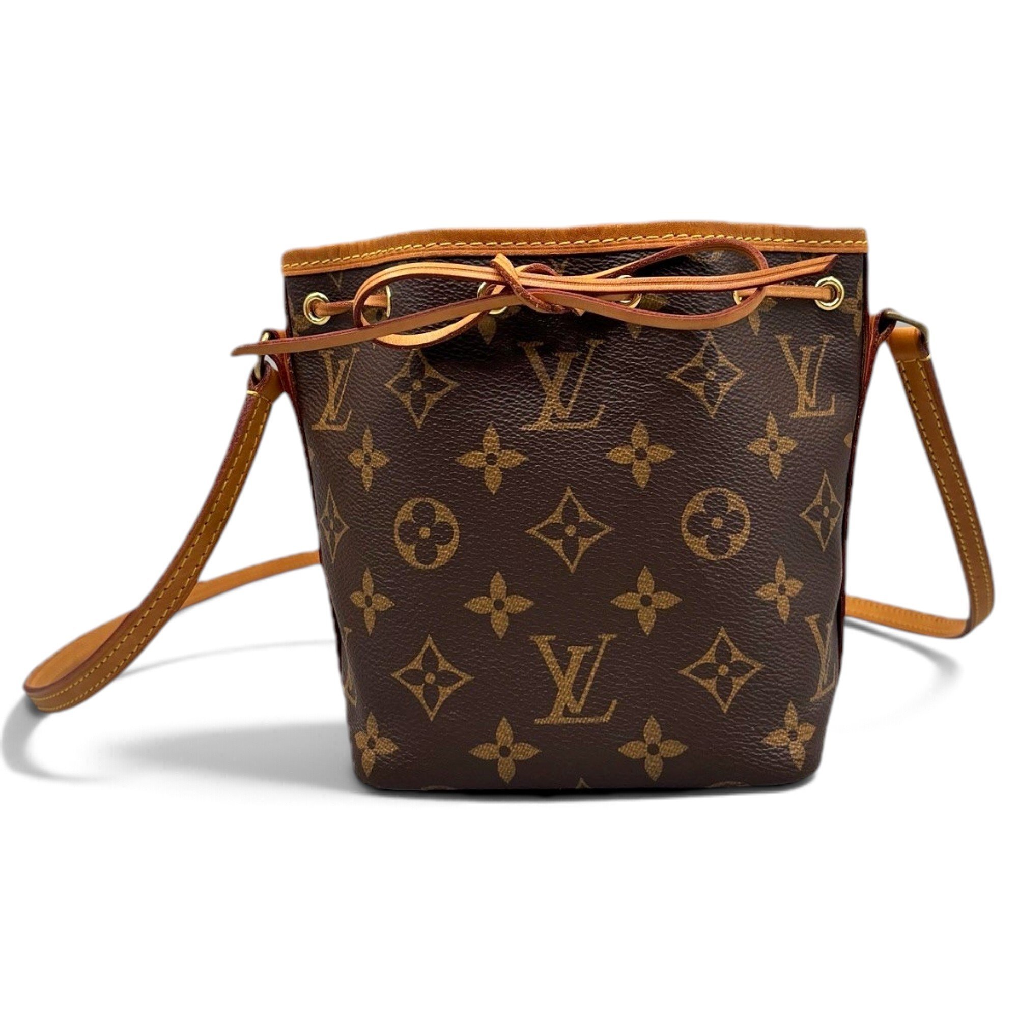 Nano Noé leather handbag