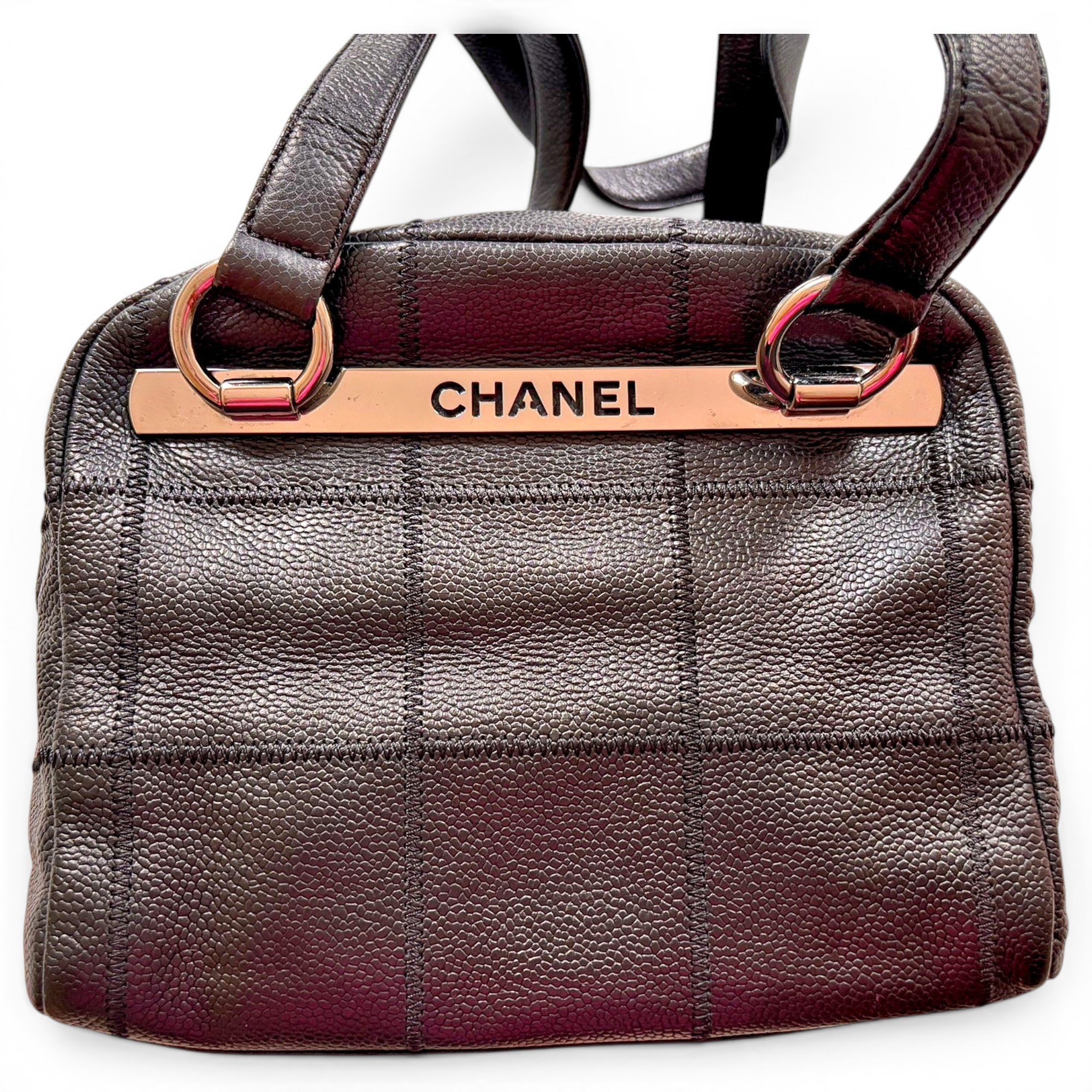 Bowling Bag leather handbag