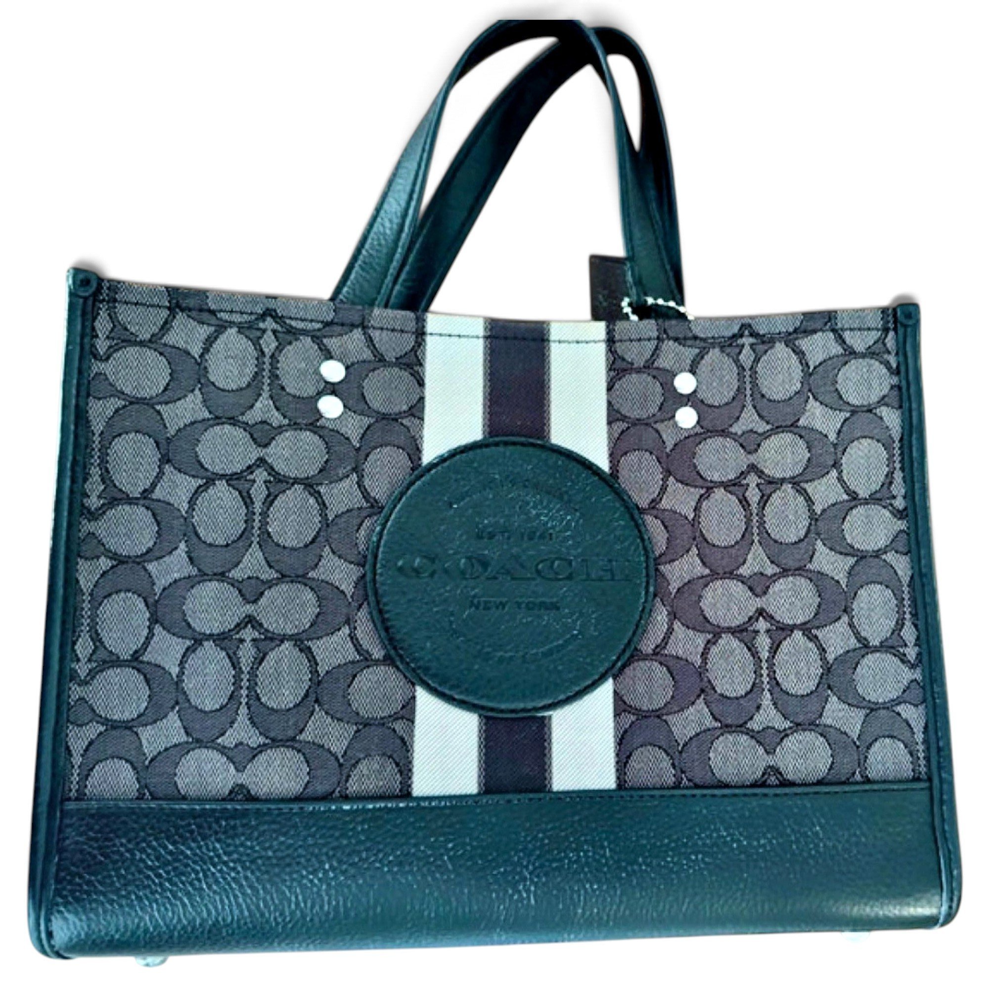 CITY ZIP TOTE leather tote