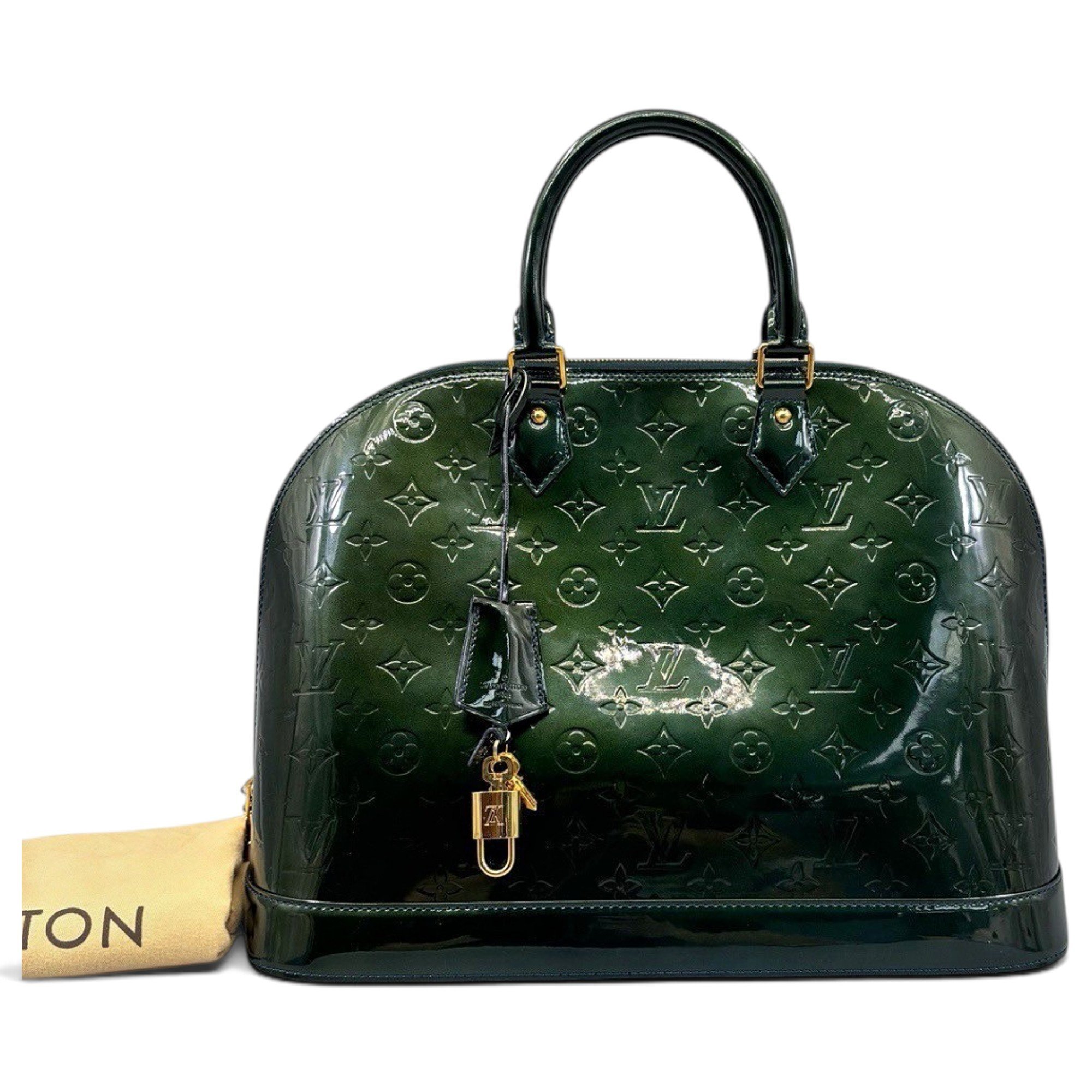 Louis Vuitton Alma BB leather handbag