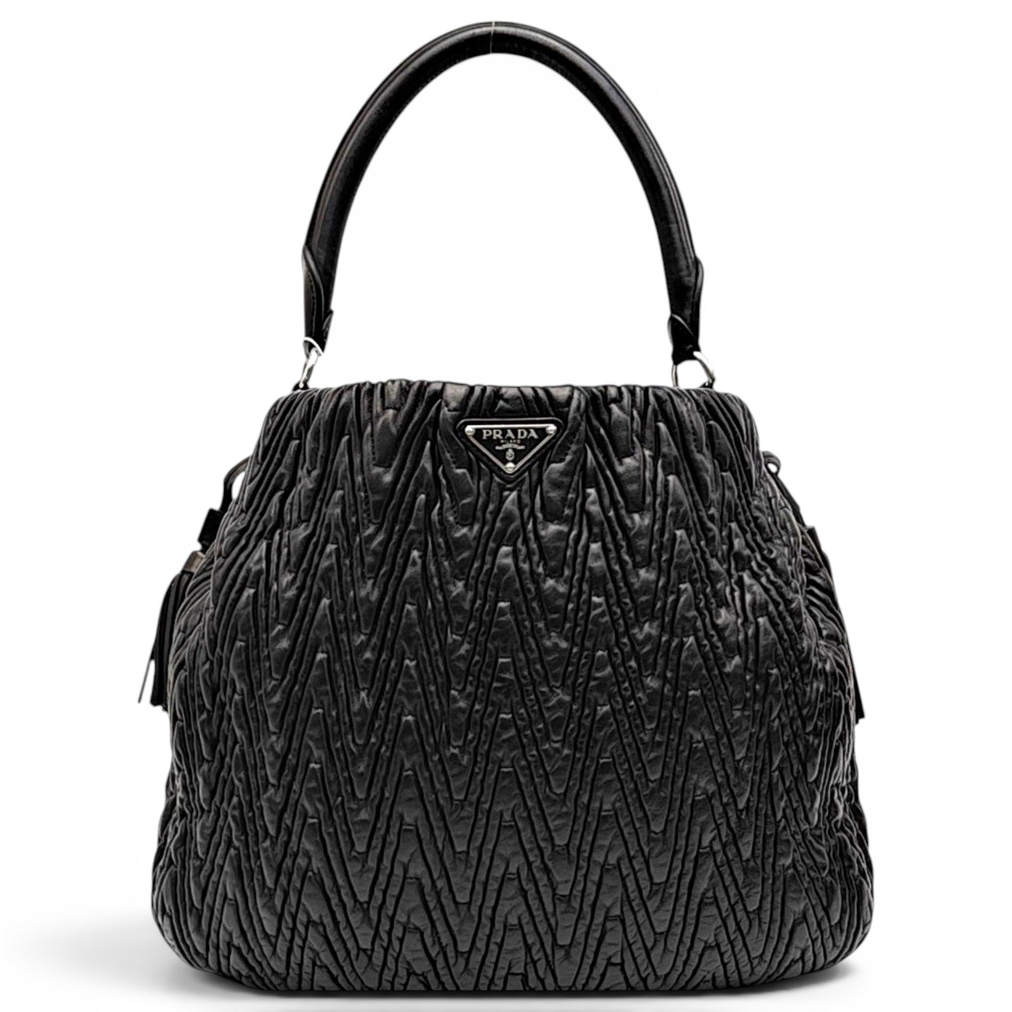 Leather handbag