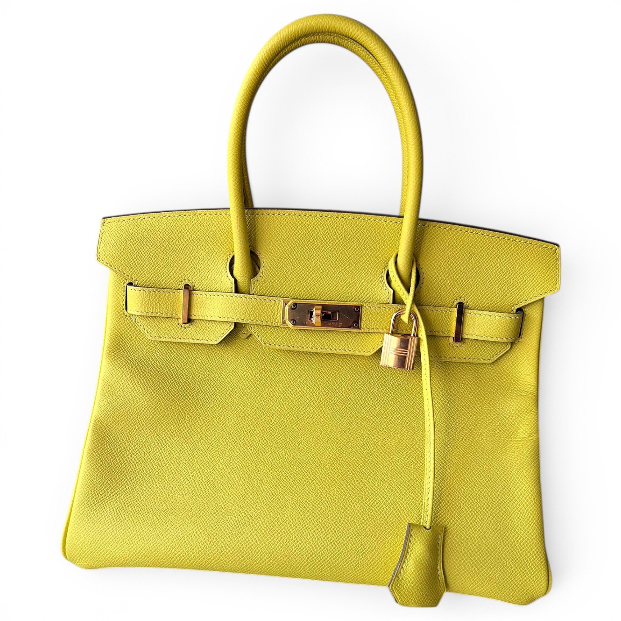 Birkin 30 leather handbag