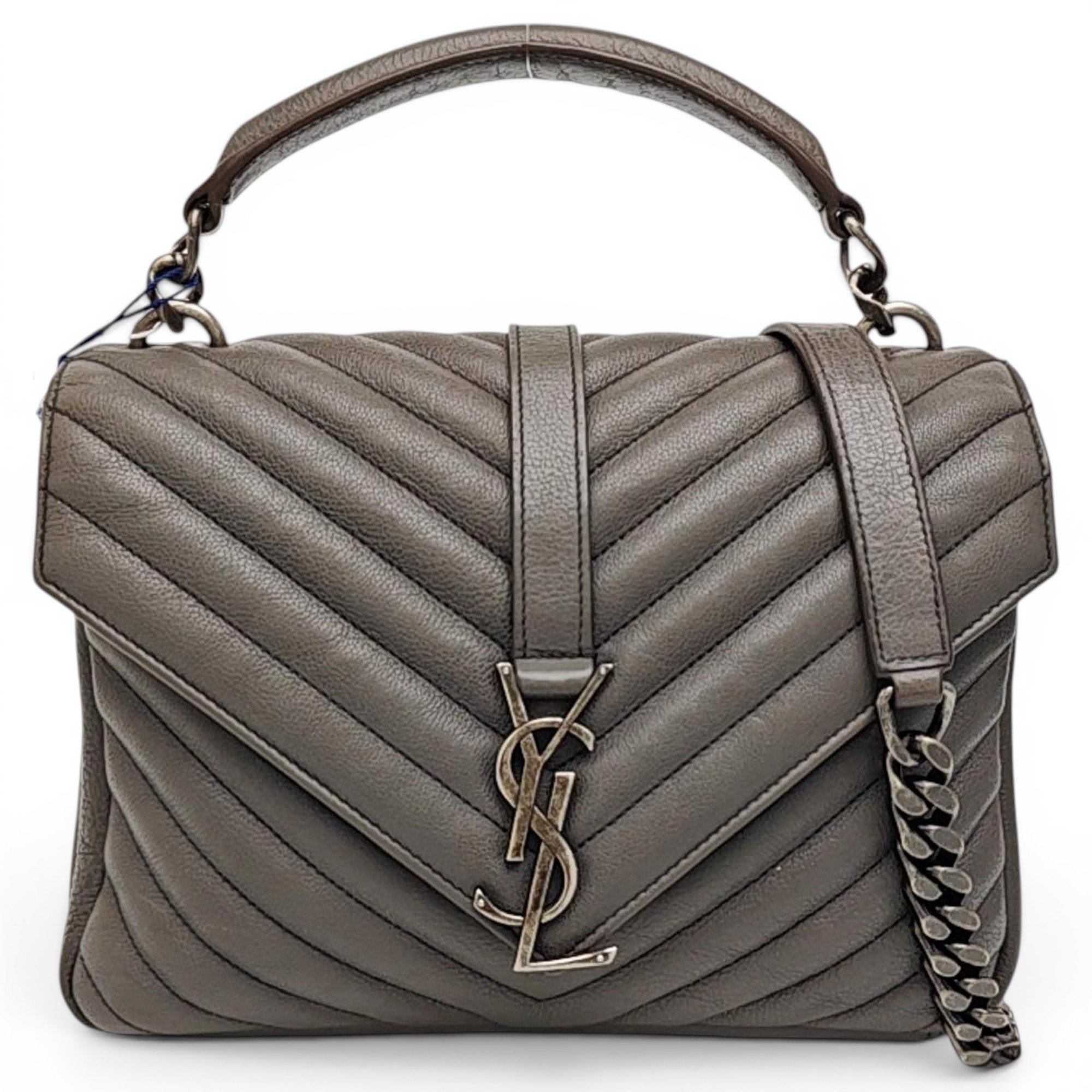 Collége monogramme leather handbag