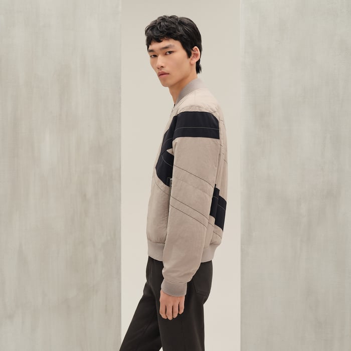 Galet "Casaque" Reversible Rib-trim Jacket