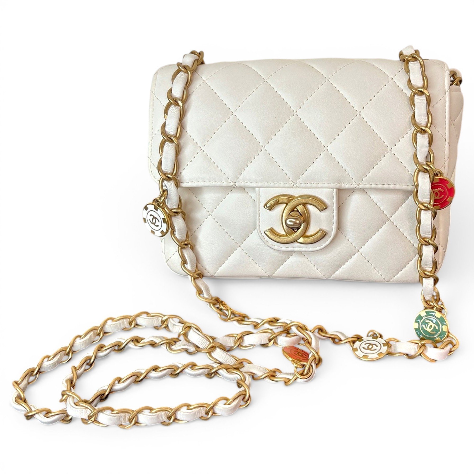 Chain Infinity leather handbag