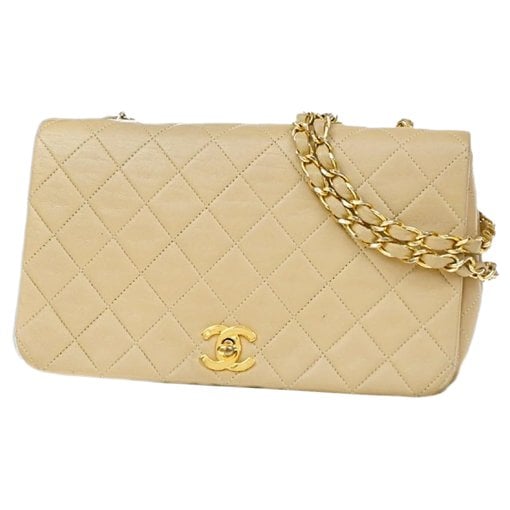 Trendy CC Flap leather handbag