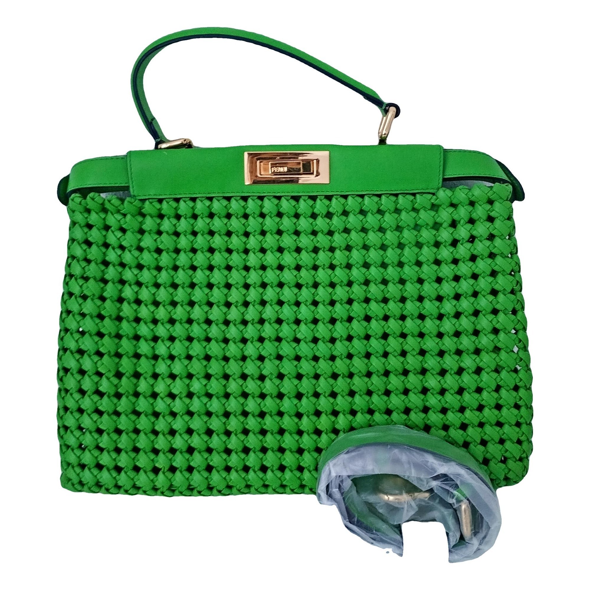Peekaboo leather handbag