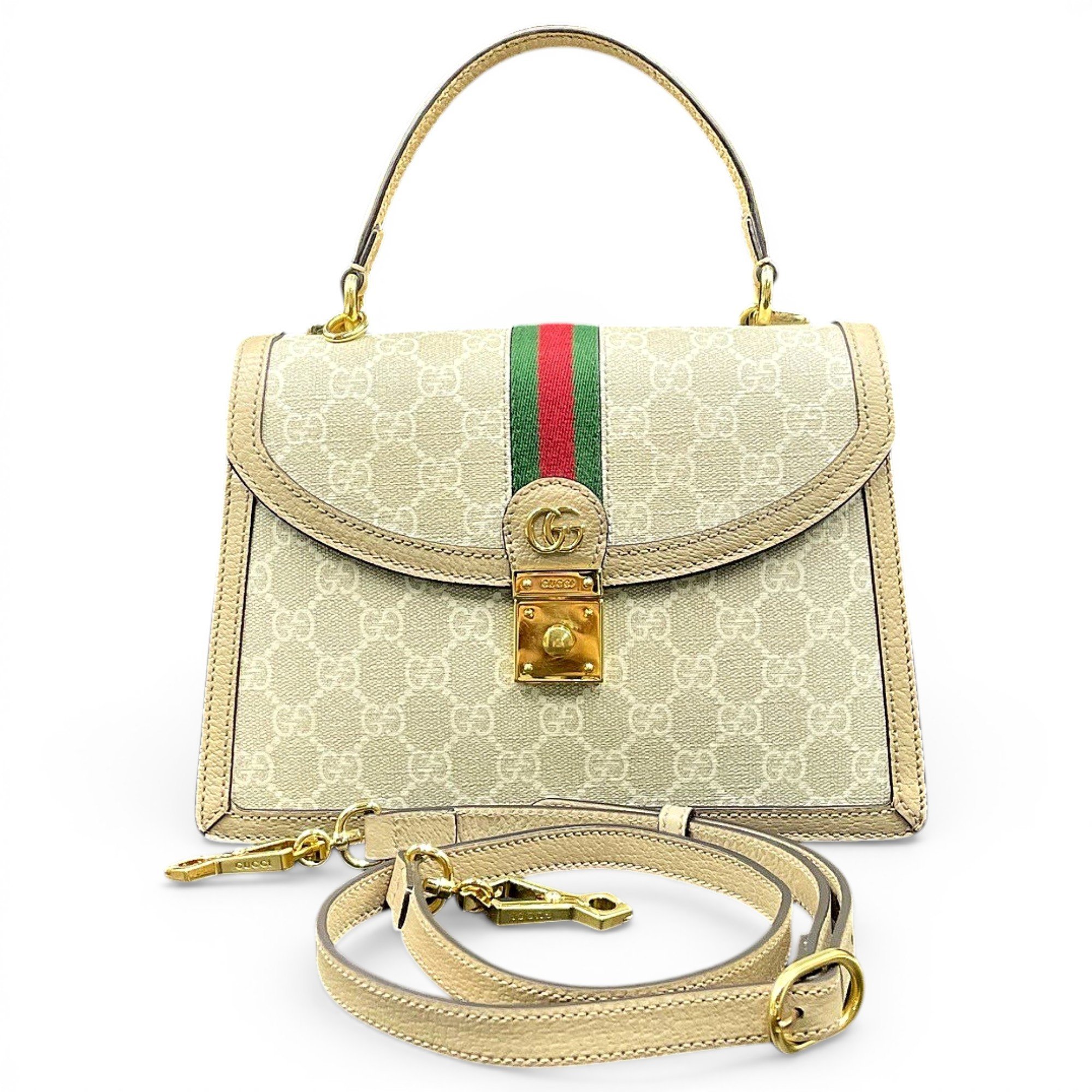 Ophidia Flap Top Handle cloth handbag