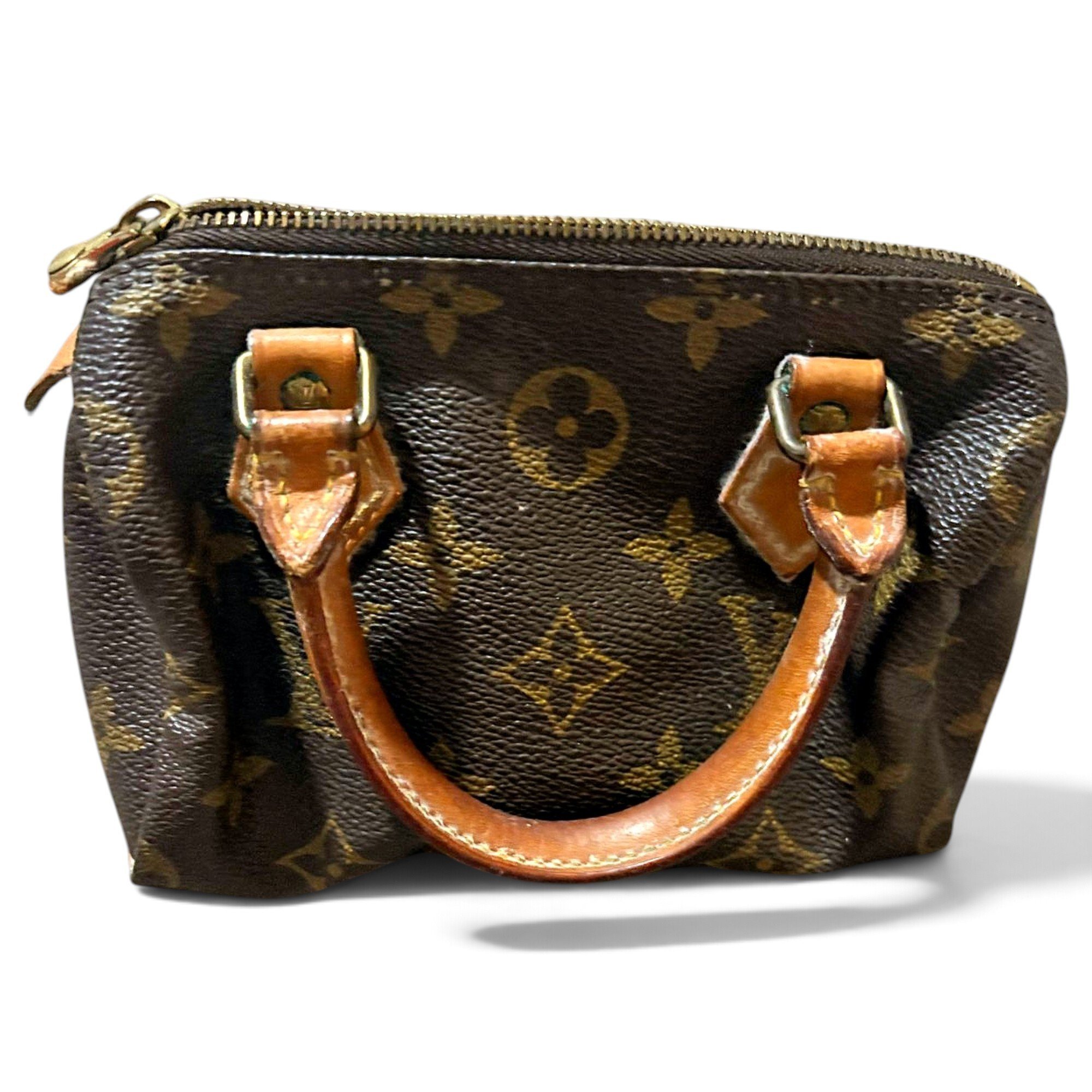 Louis Vuitton Nano Speedy / Mini HL leather mini bag