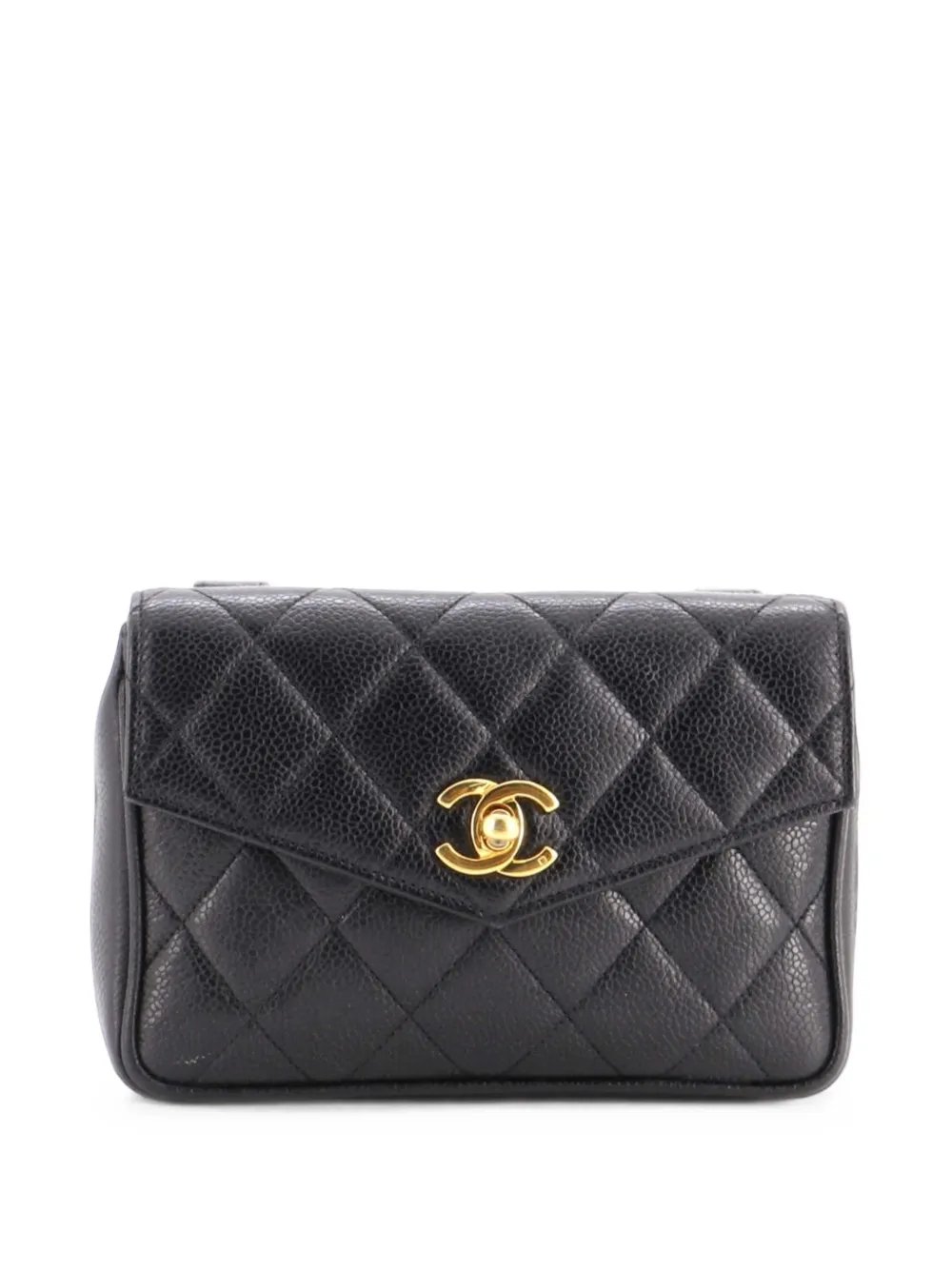 Chanel Flap Quilted Caviar Small belt bag