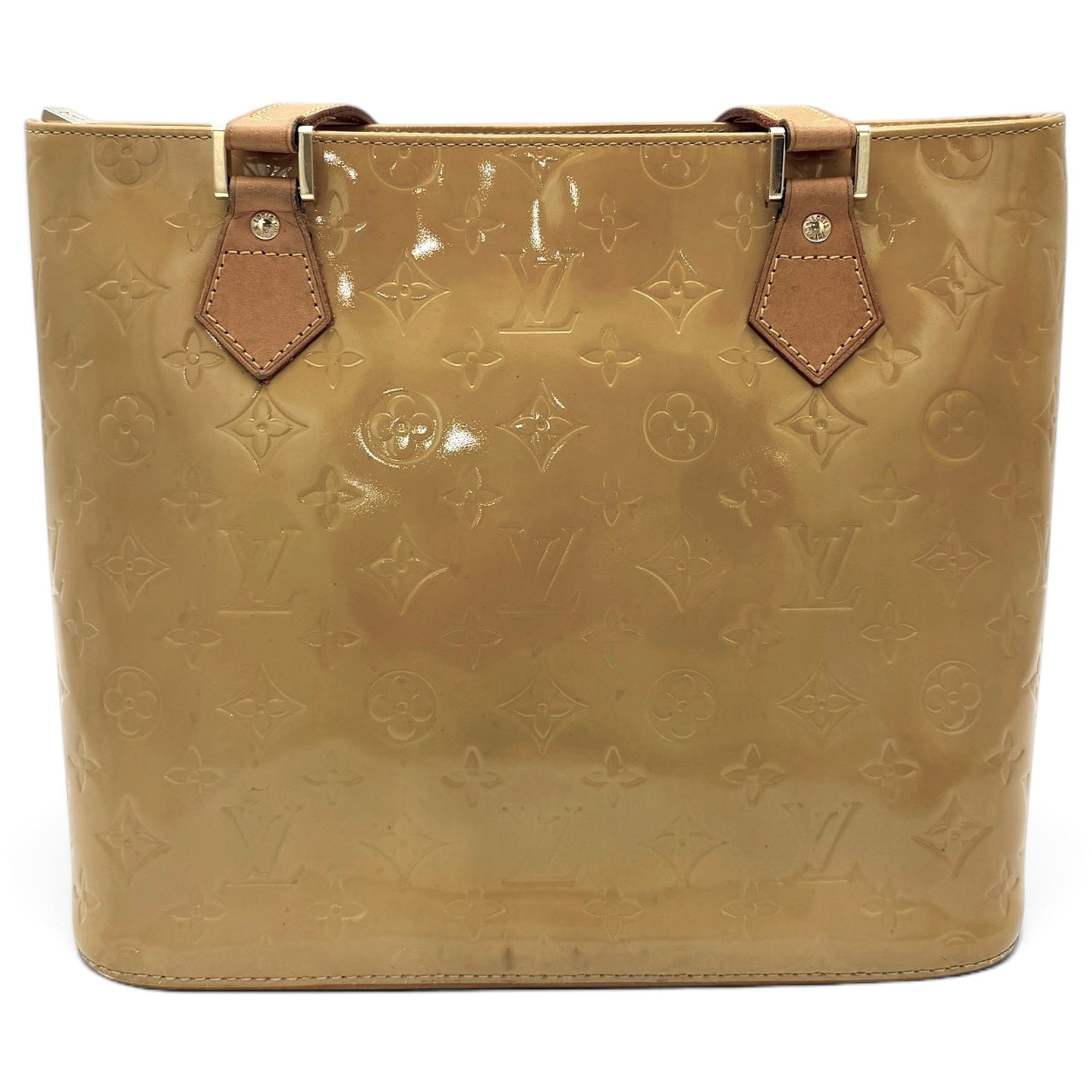 Houston patent leather tote