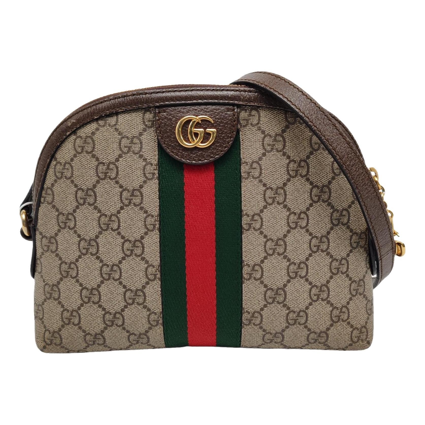 Ophidia leather crossbody bag