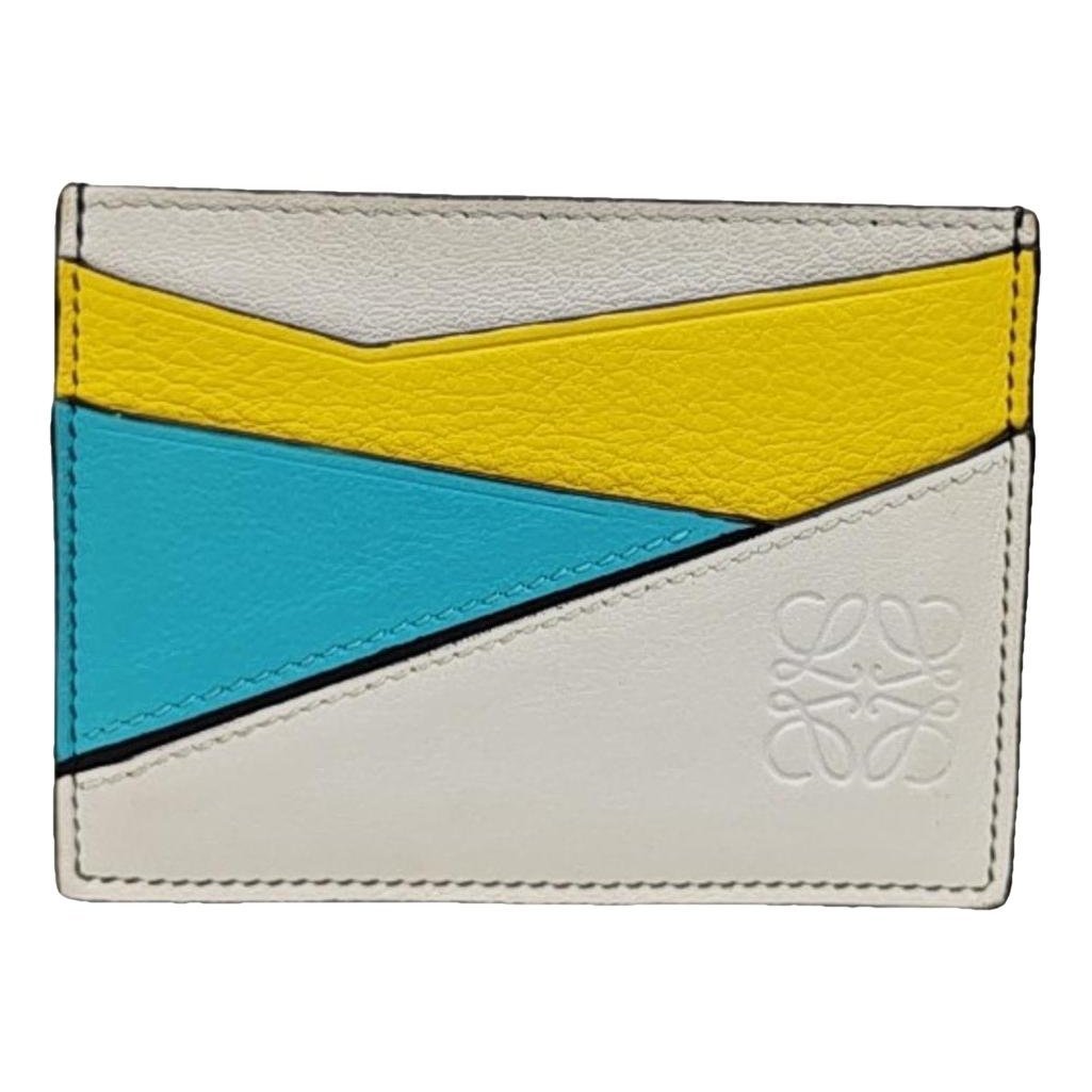 Puzzle leather handbag