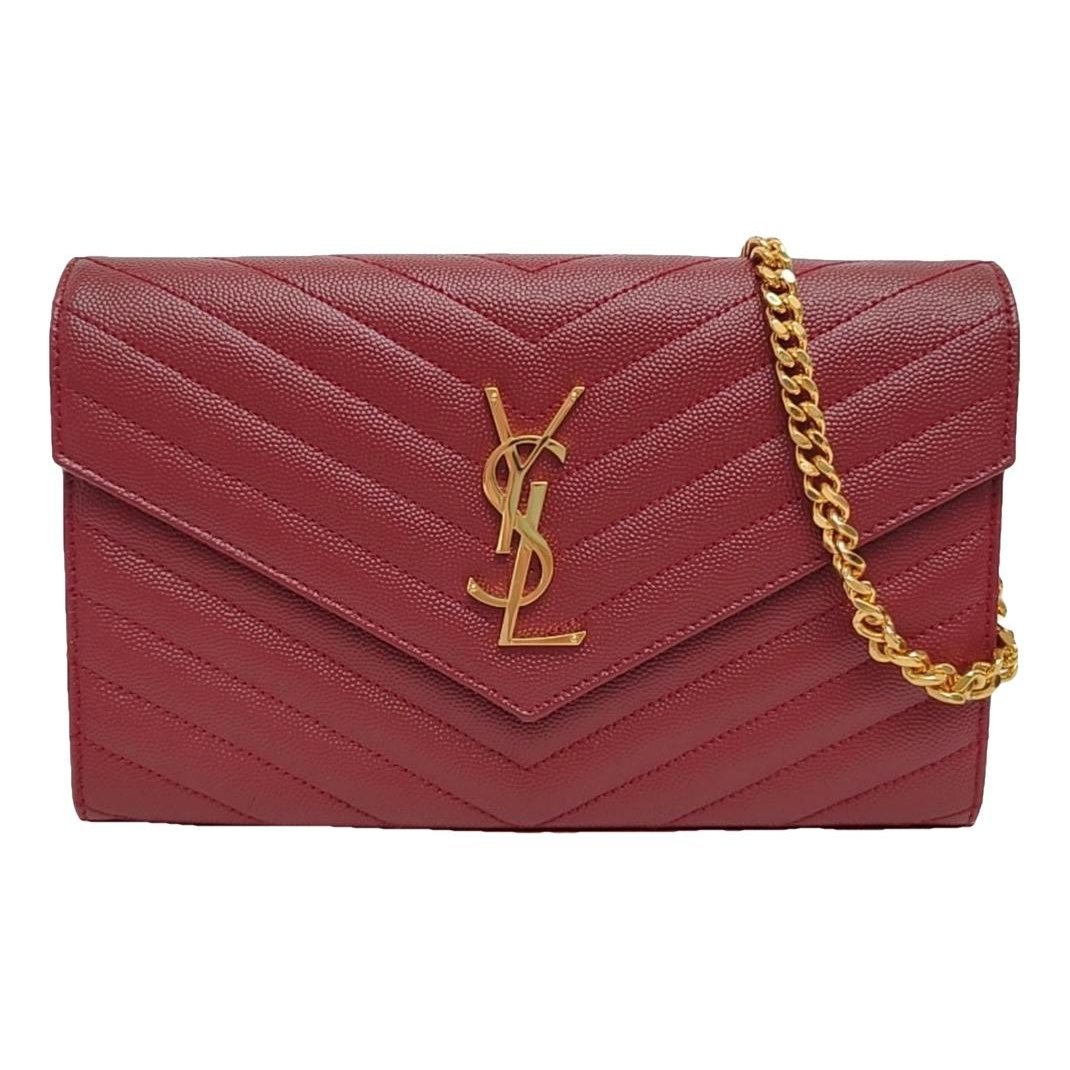 Portefeuille enveloppe leather crossbody bag