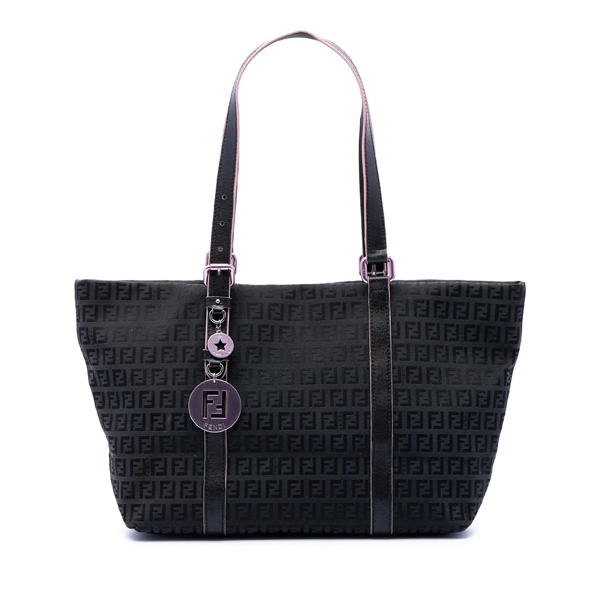 Pocket leather tote