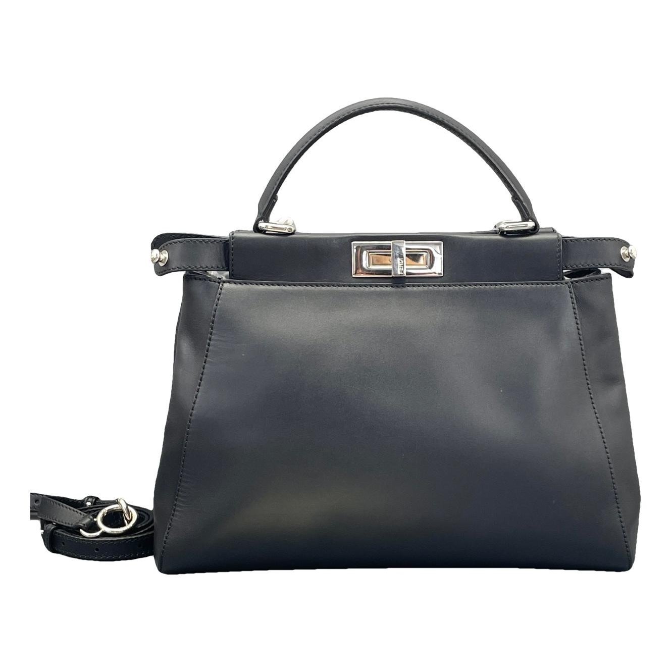 Peekaboo leather handbag