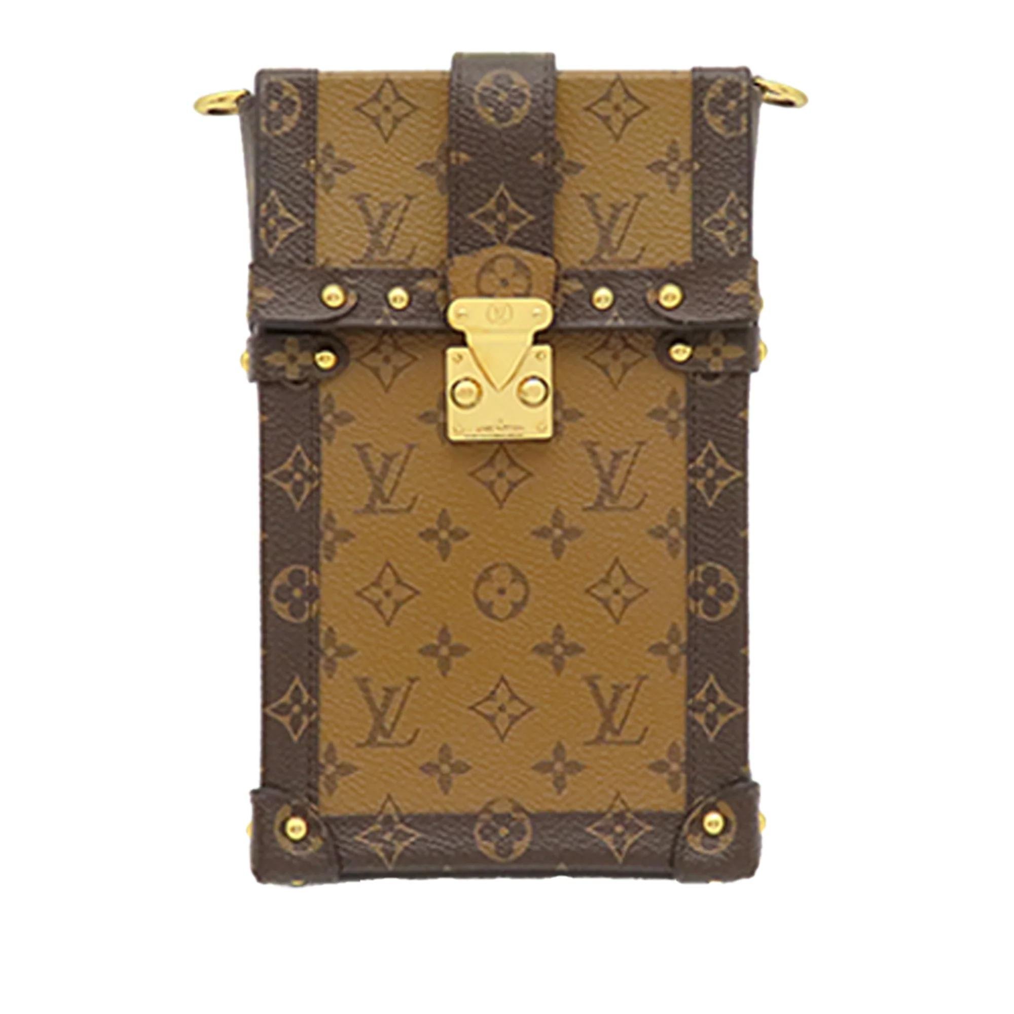 Pochette Trunk leather clutch bag