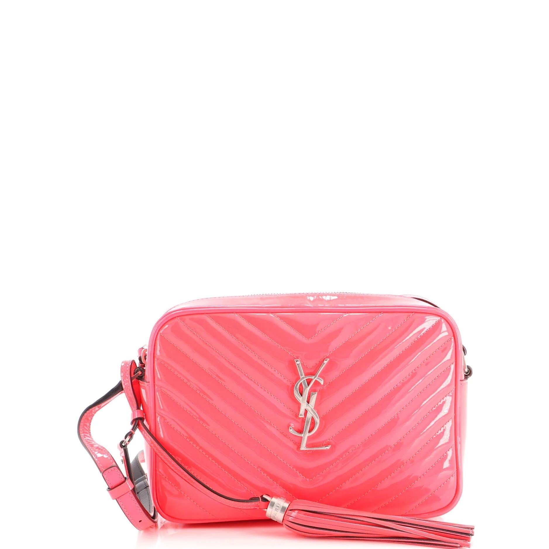 Patent leather crossbody bag