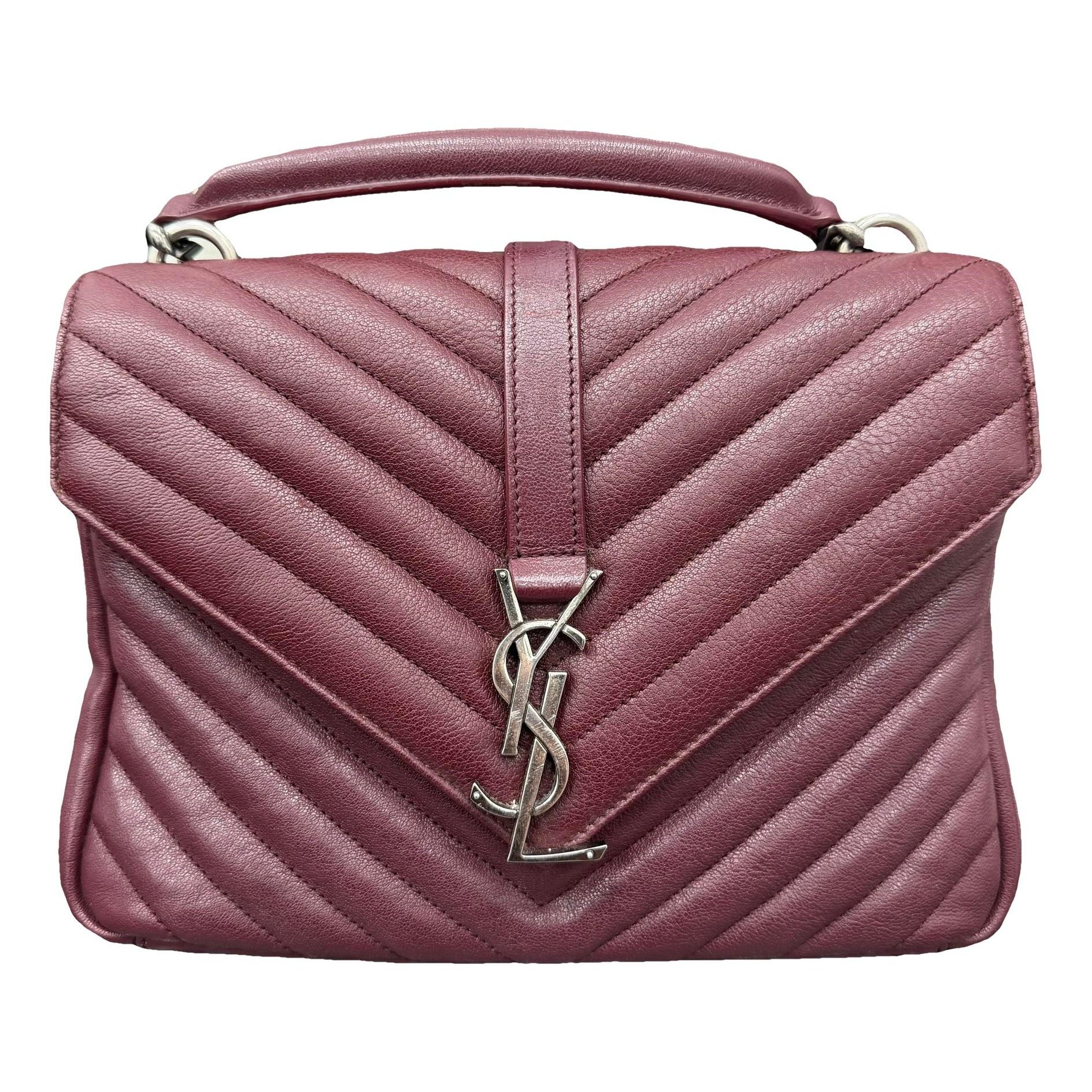 Collége monogramme leather handbag