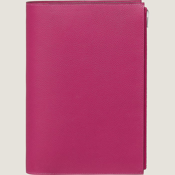 Rose Pourpre Eazip A5 Book Cover