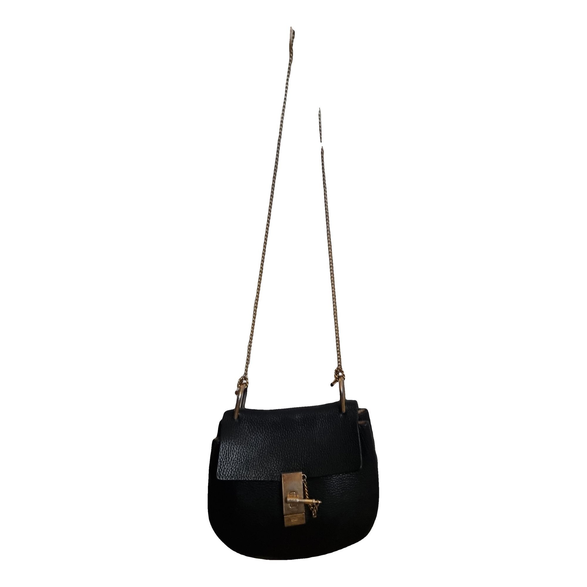 Drew leather handbag