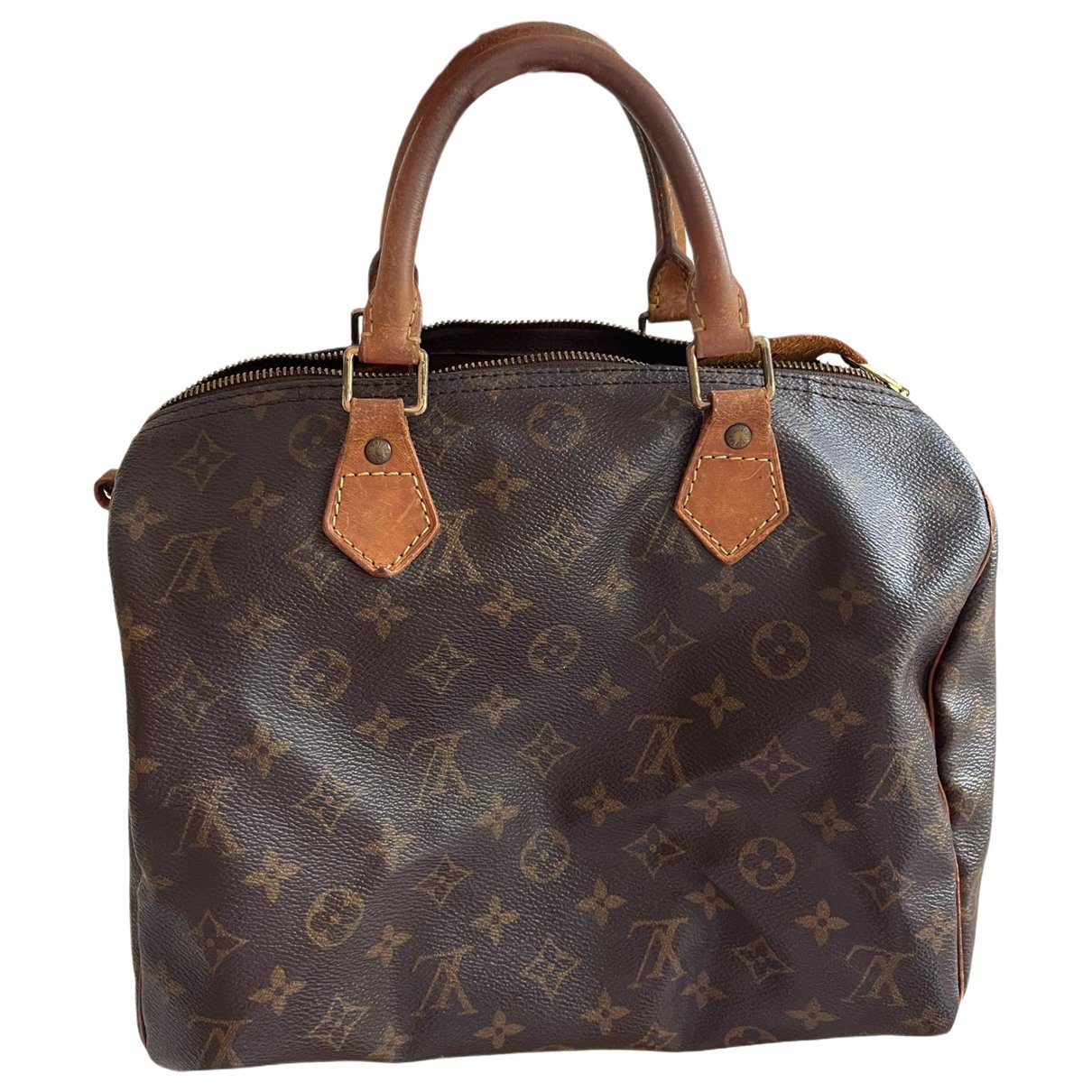 Speedy leather handbag