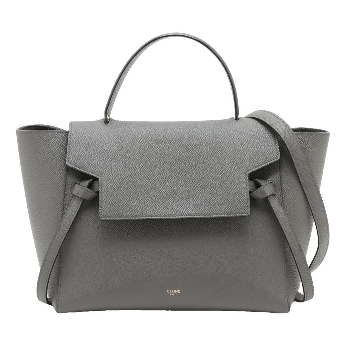 Belt leather handbag