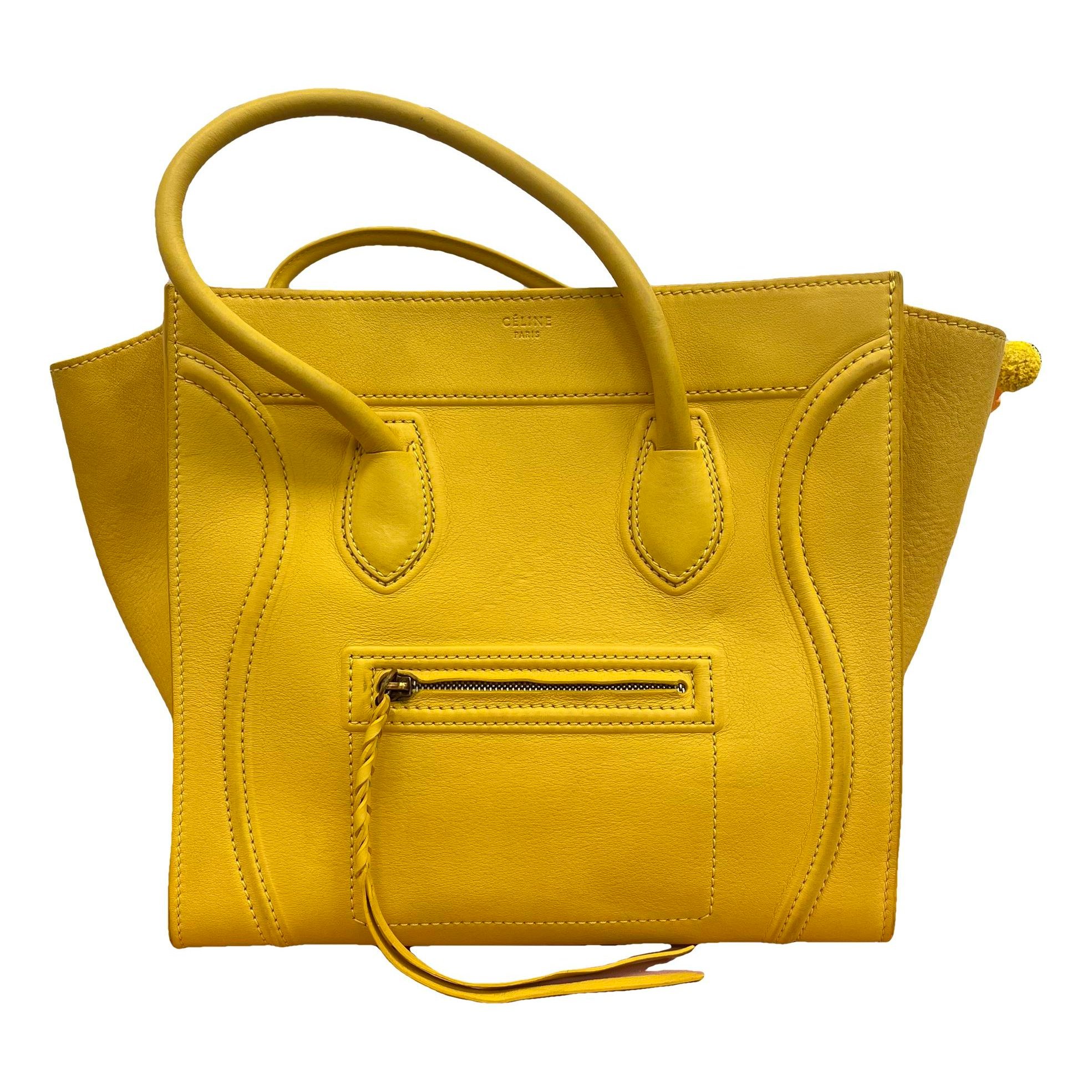 Luggage leather handbag