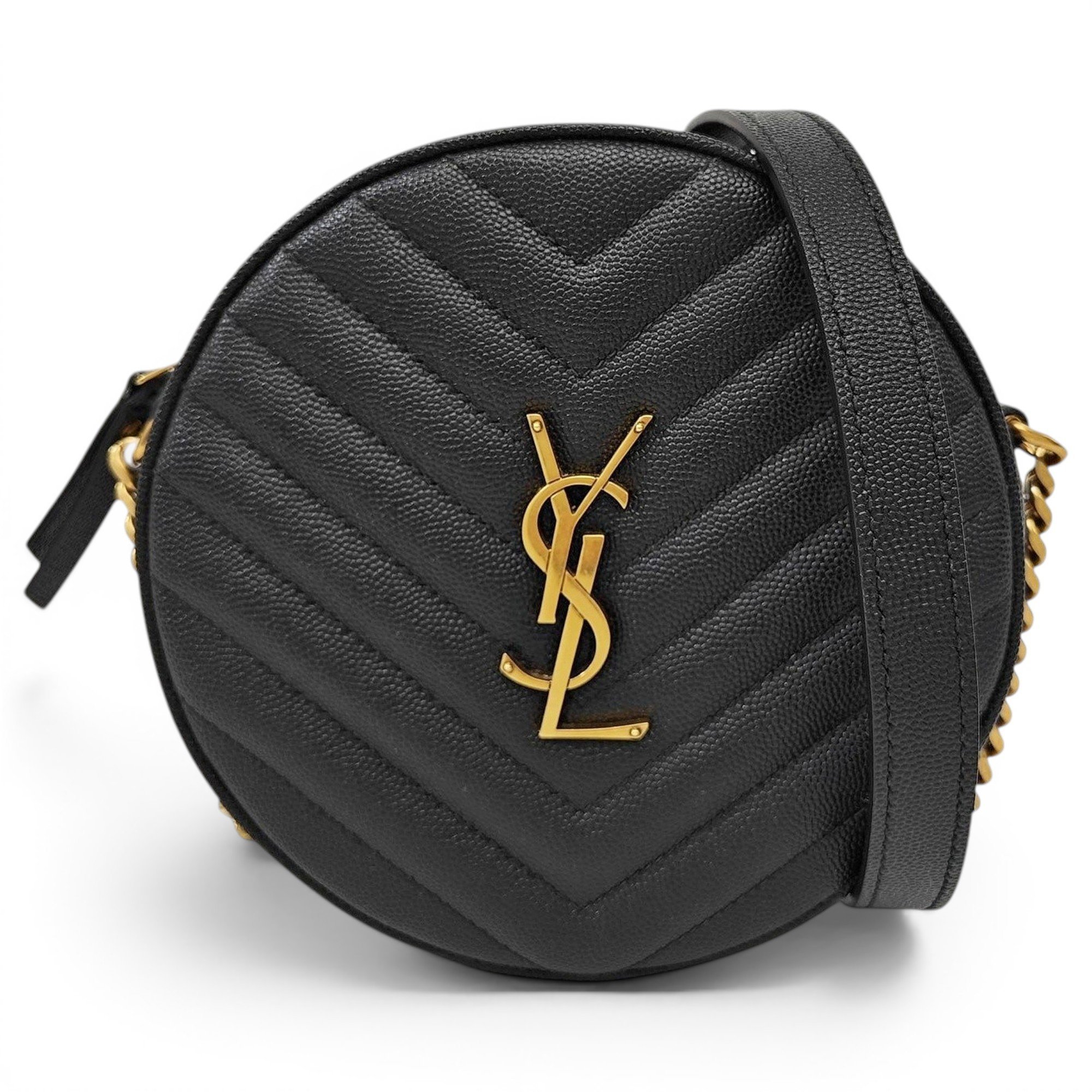 Vinyle leather handbag