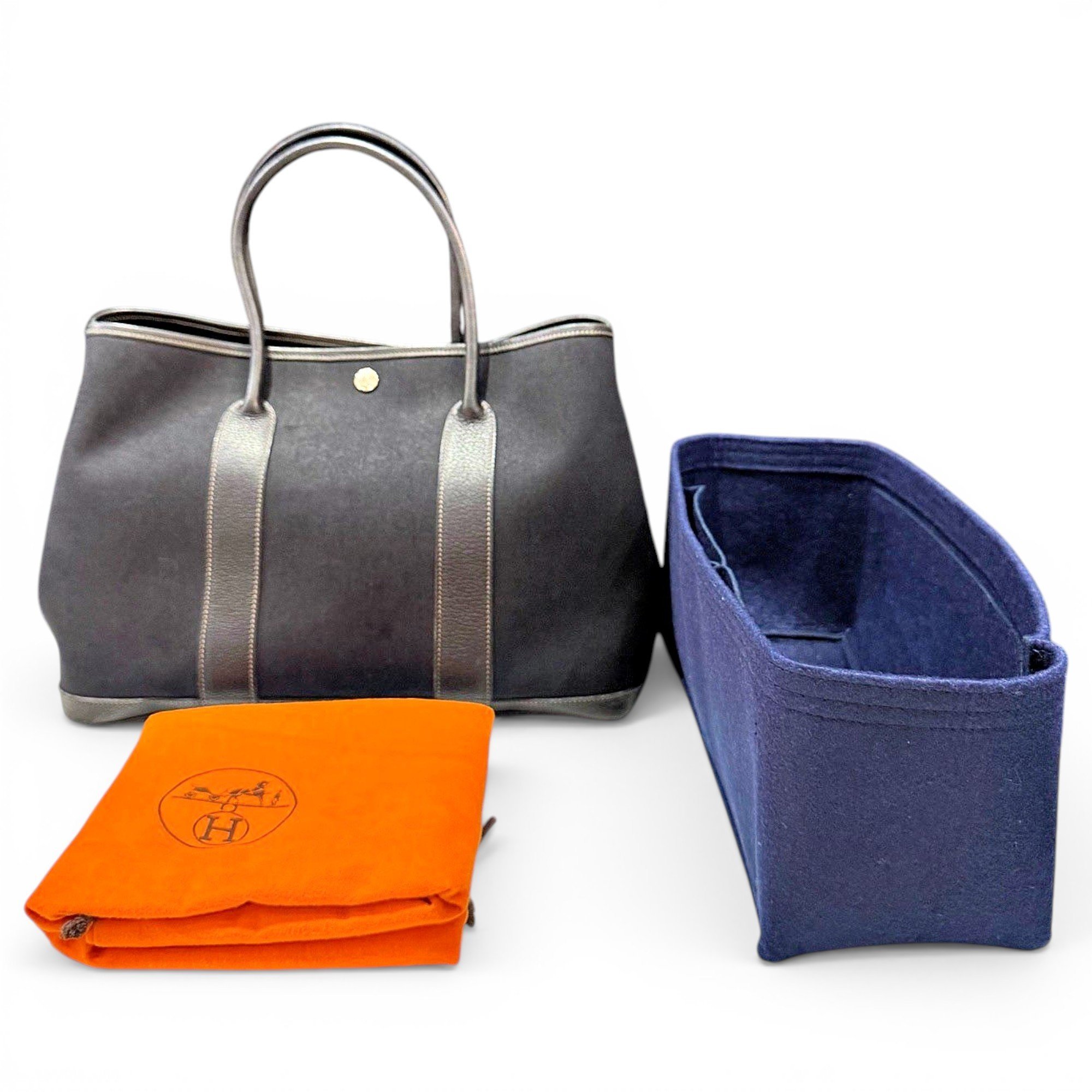 Hermes Garden Party 36 Handbag Black