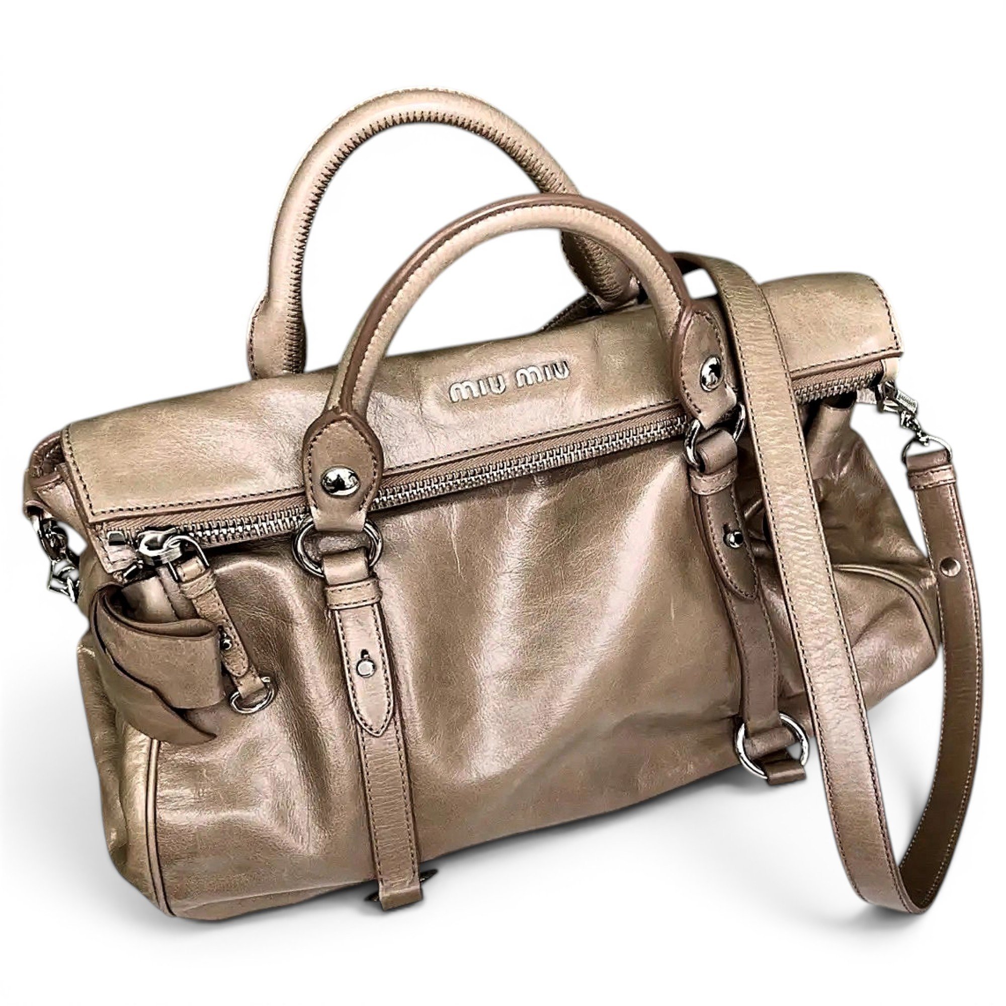 Miu Miu Bow bag leather handbag