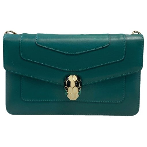 Serpenti leather handbag