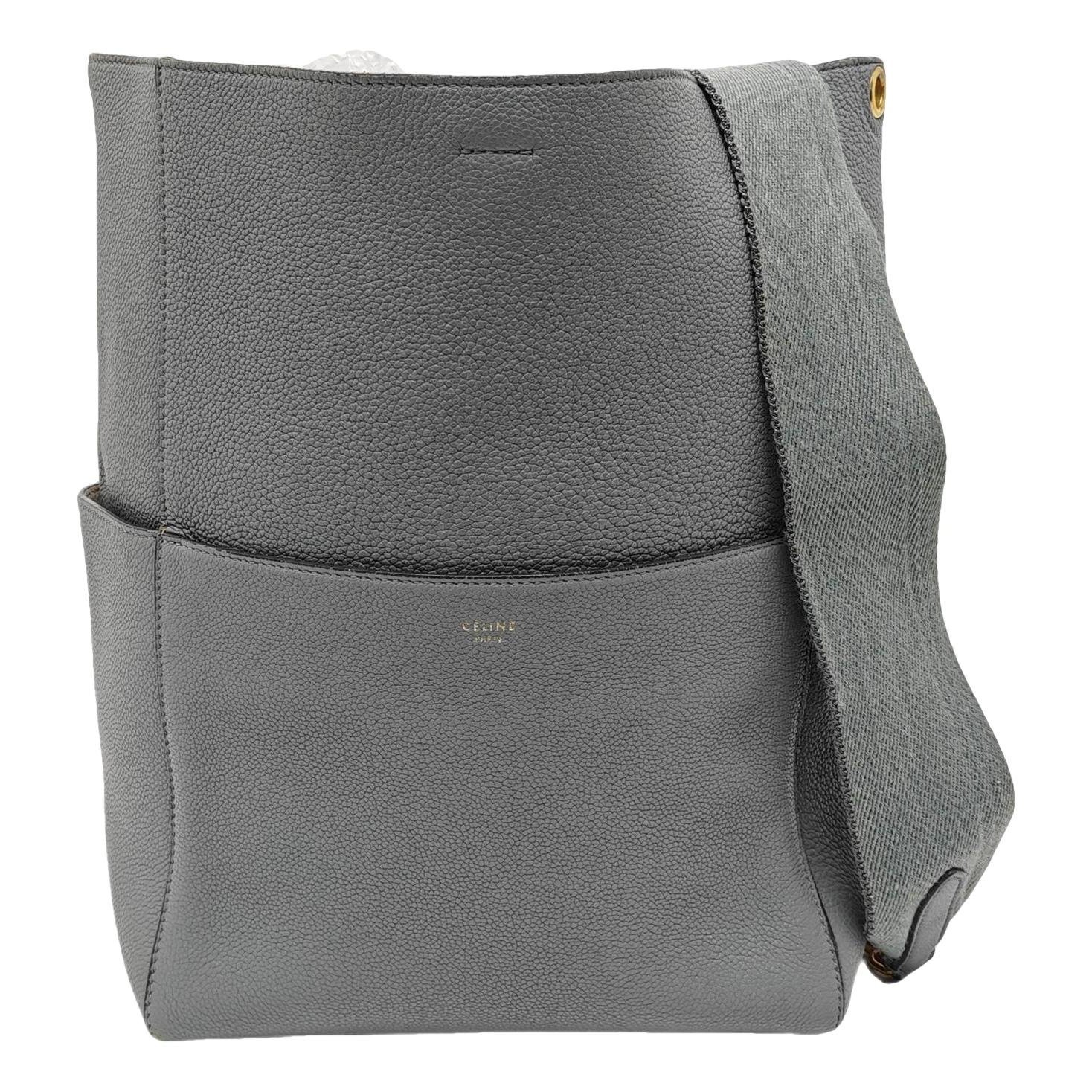 Seau Sangle leather handbag