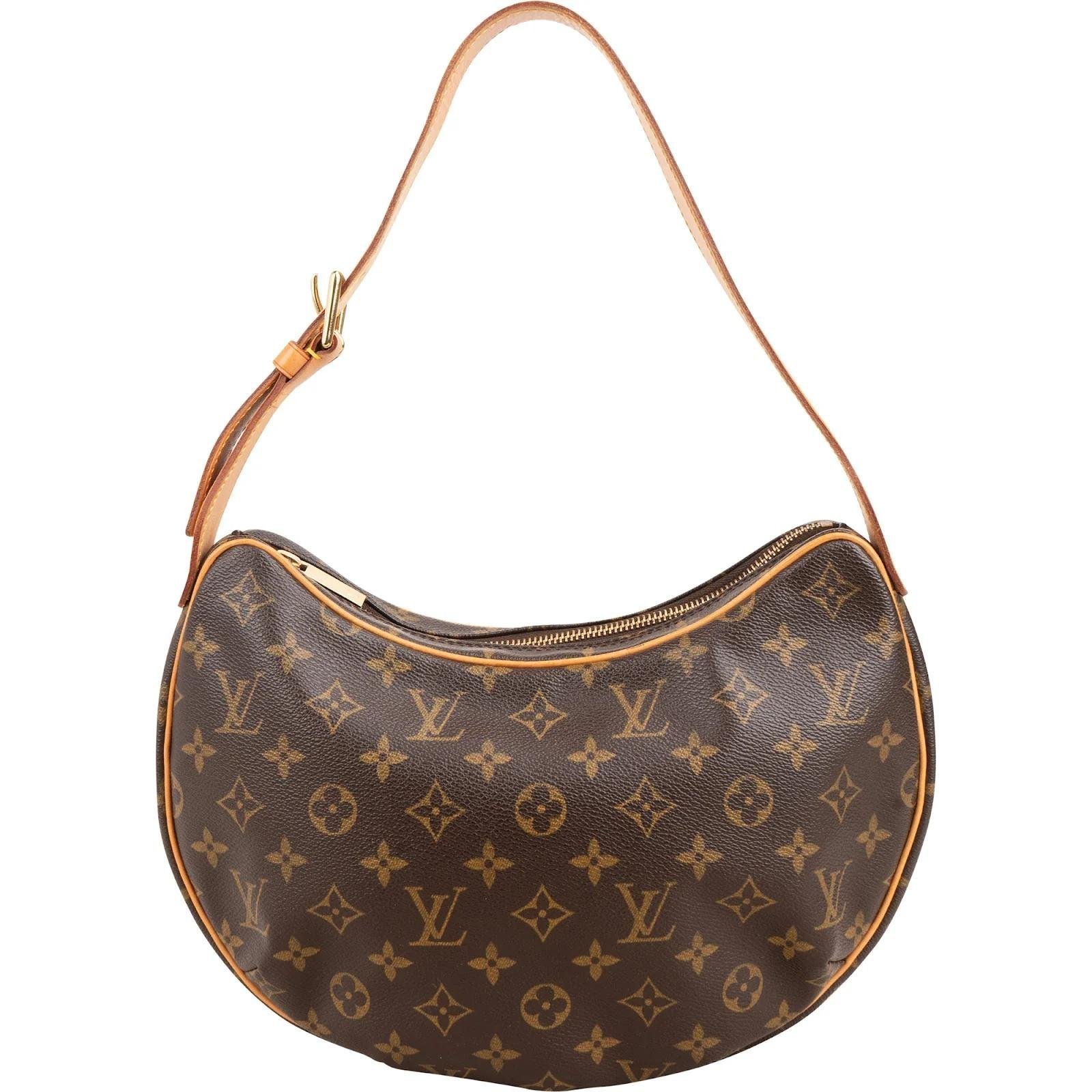 Croissant leather handbag