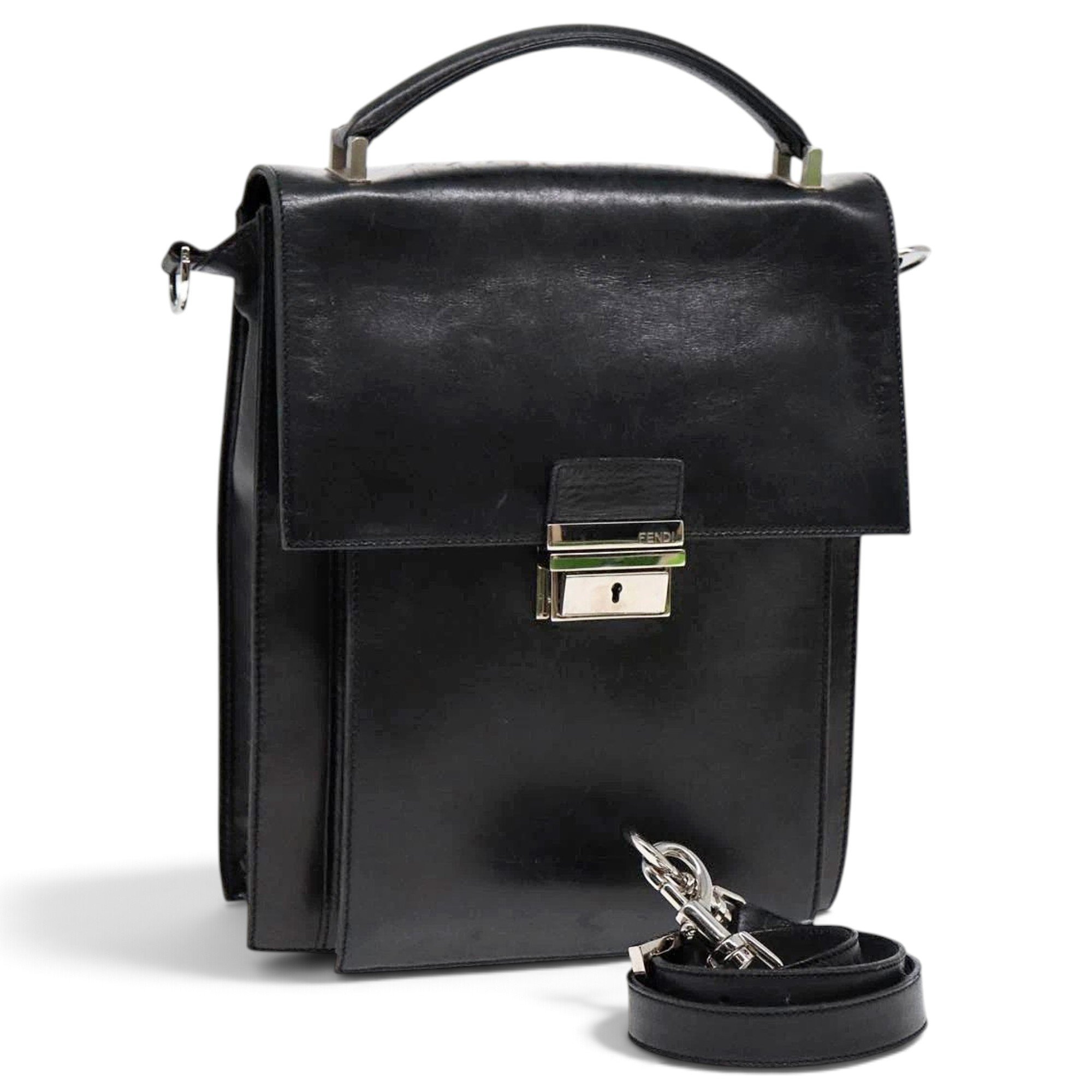 Leather handbag