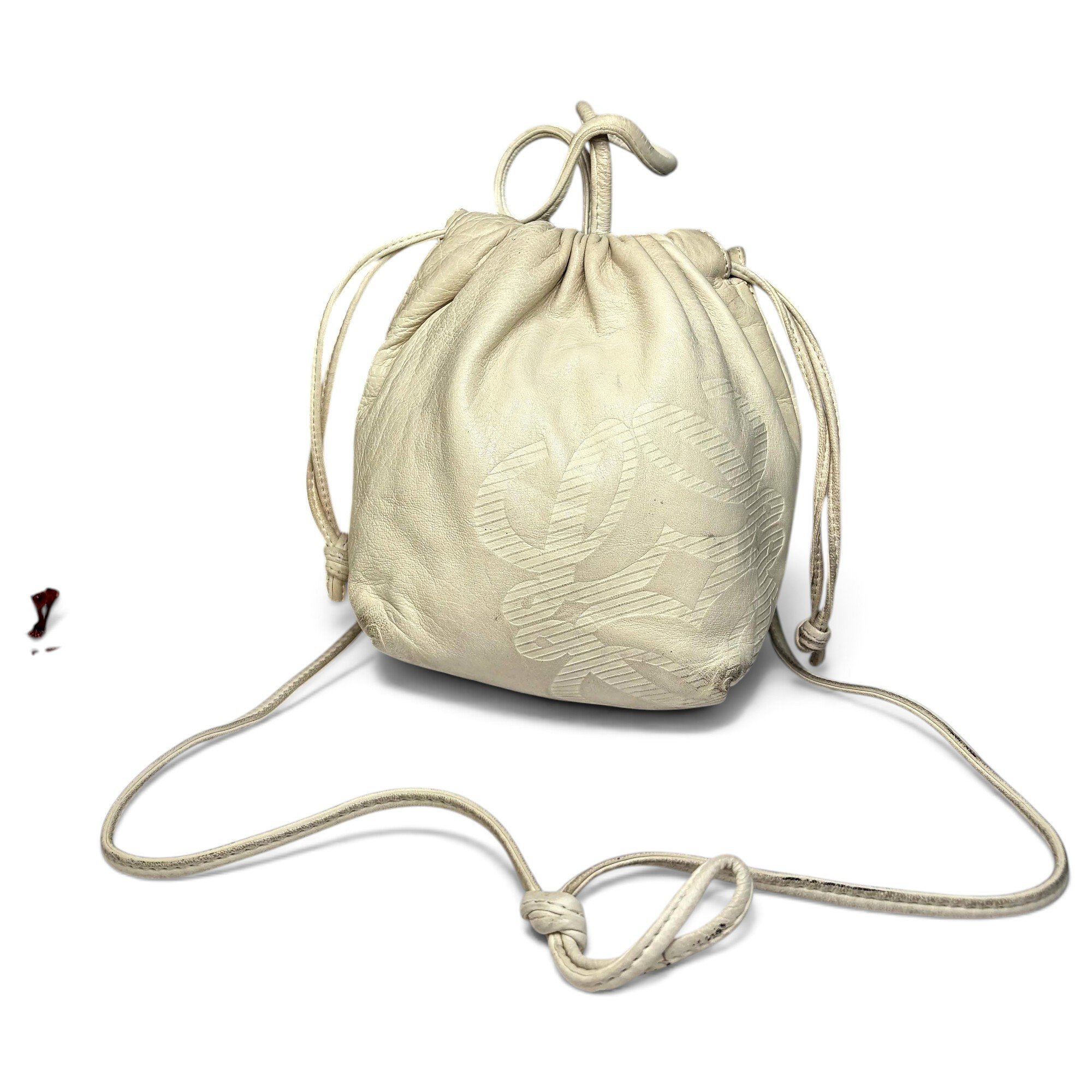 Puzzle leather handbag