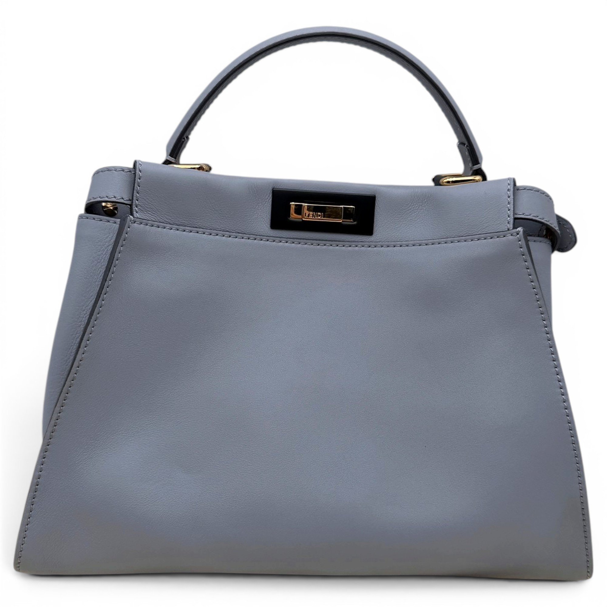 Peekaboo leather handbag