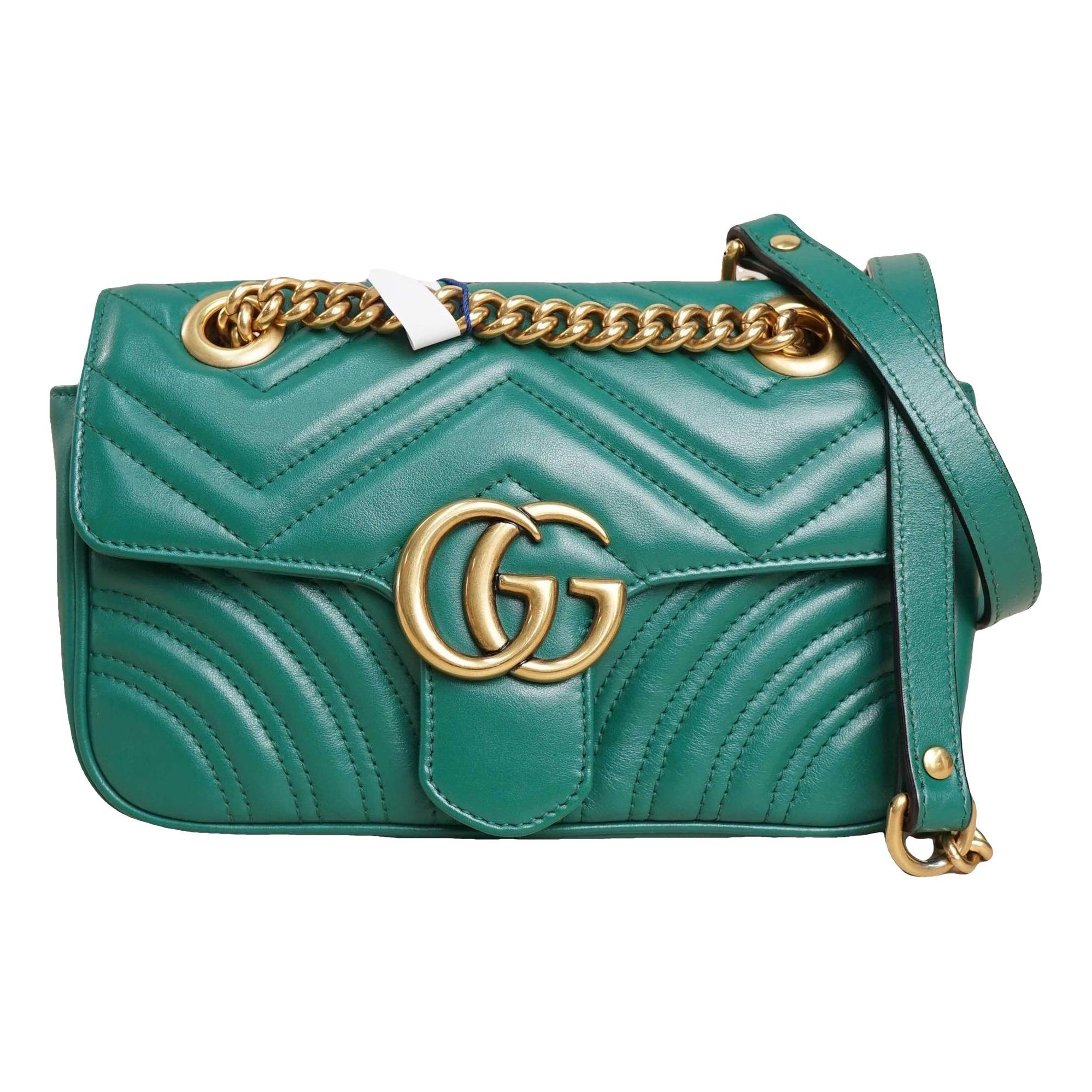 GG Marmont Flap leather crossbody bag