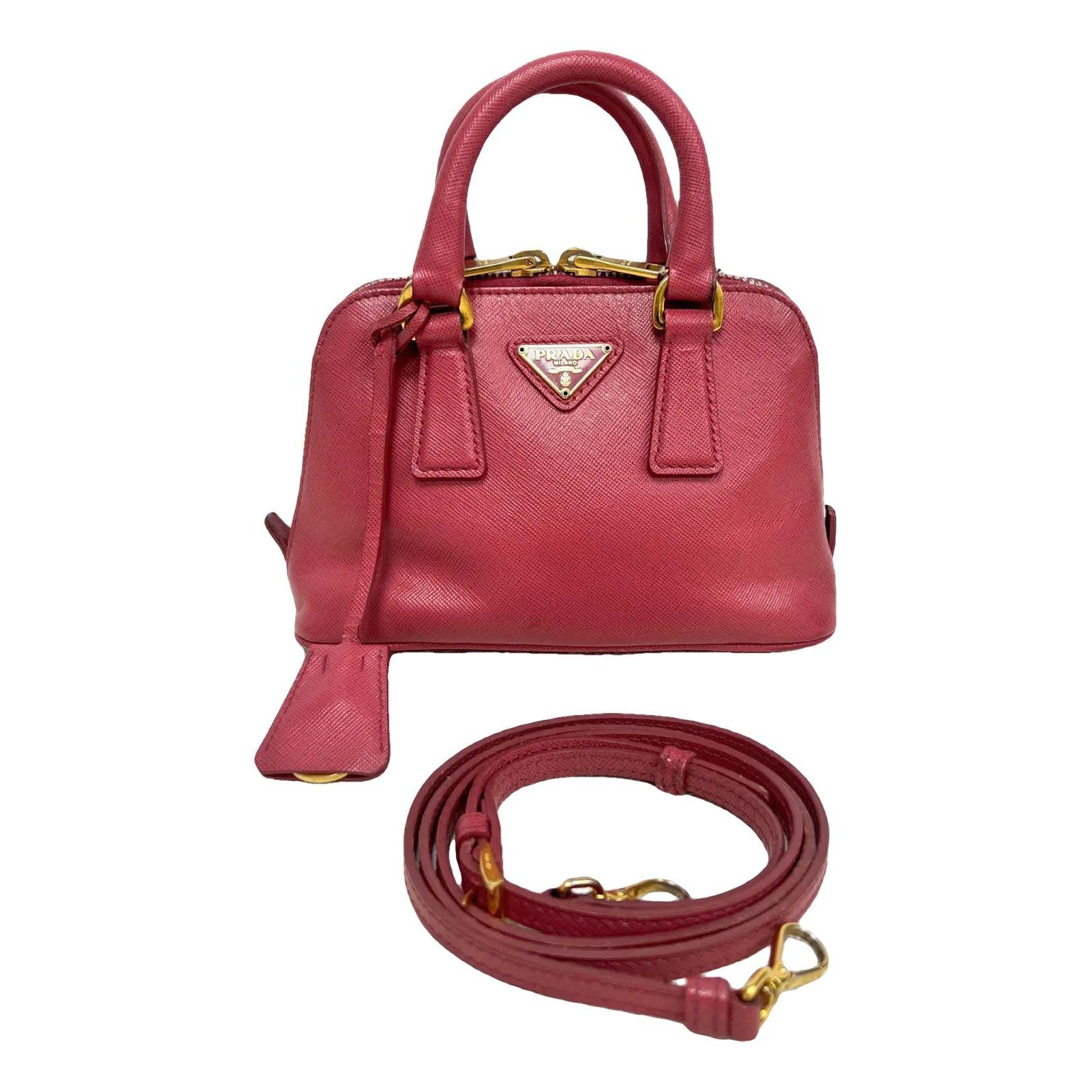 Promenade leather handbag