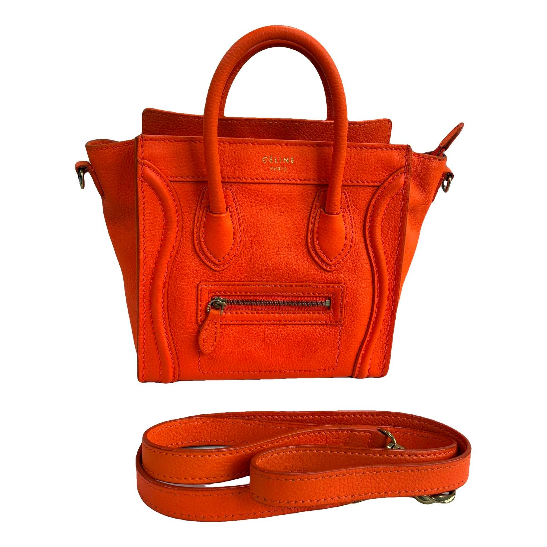 Nano Luggage leather handbag