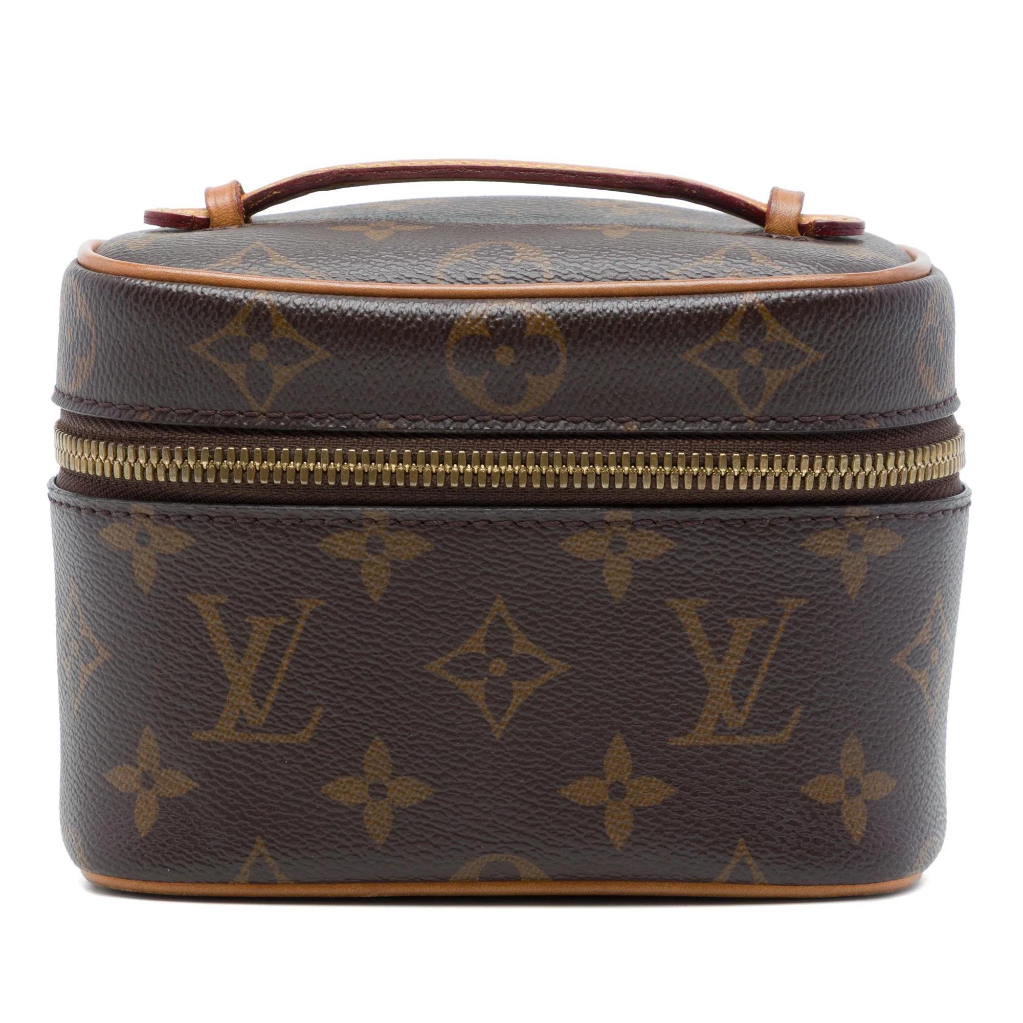 Vanity leather handbag