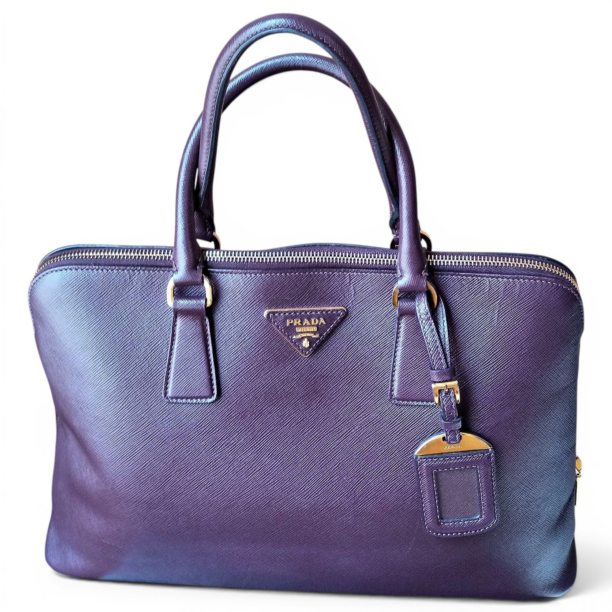 Promenade leather handbag