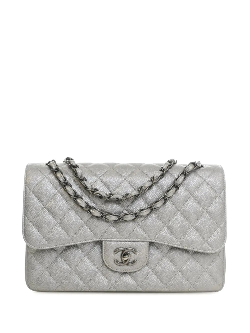 2017-2018 Jumbo Classic Caviar Double Flap shoulder bag