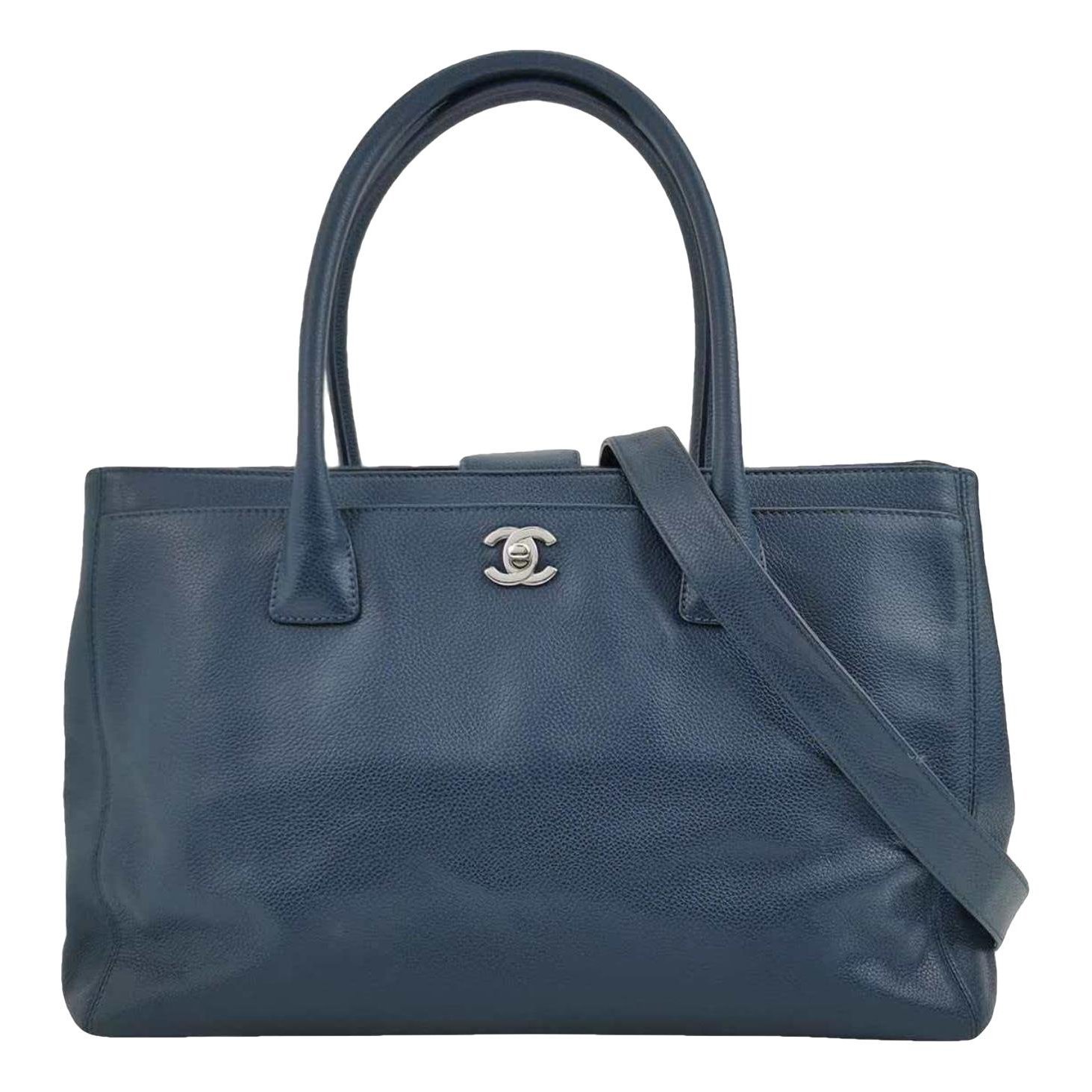 Executive leather tote
