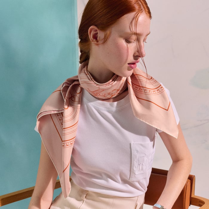 Grand Tralala Double Face Scarf 90
