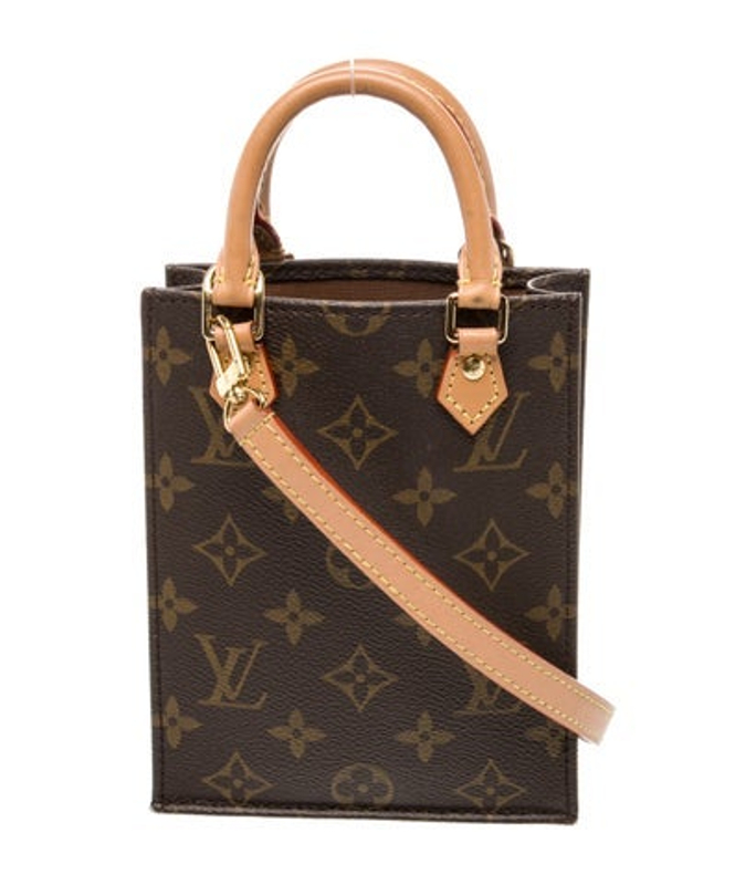Louis Vuitton Vuitton Lv Monogram Sac Plat Petit